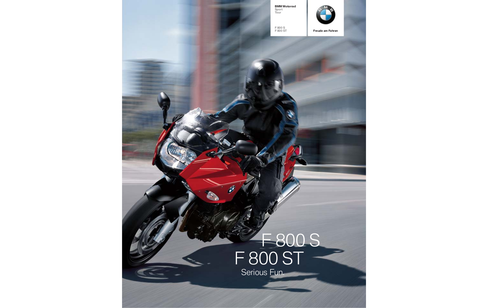 Bmw F 800 ST, F 800 S BROCHURE