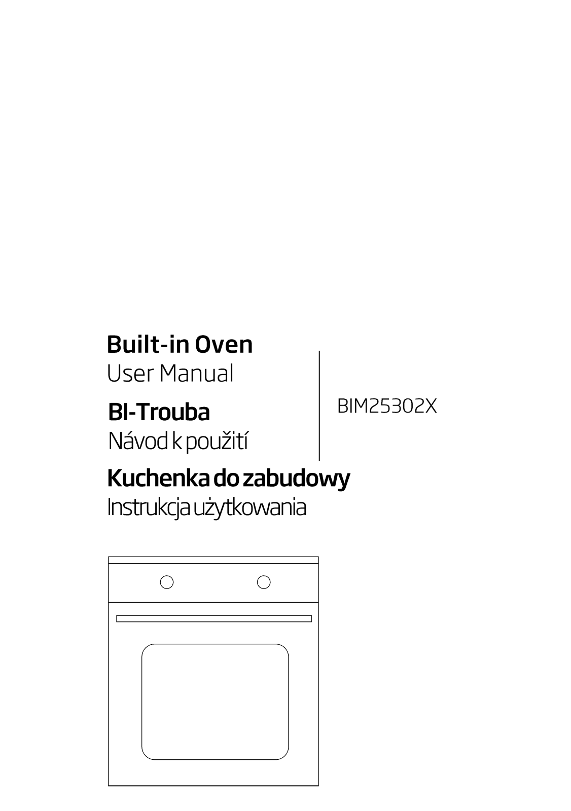 Beko BIM25302X Operating Instructions