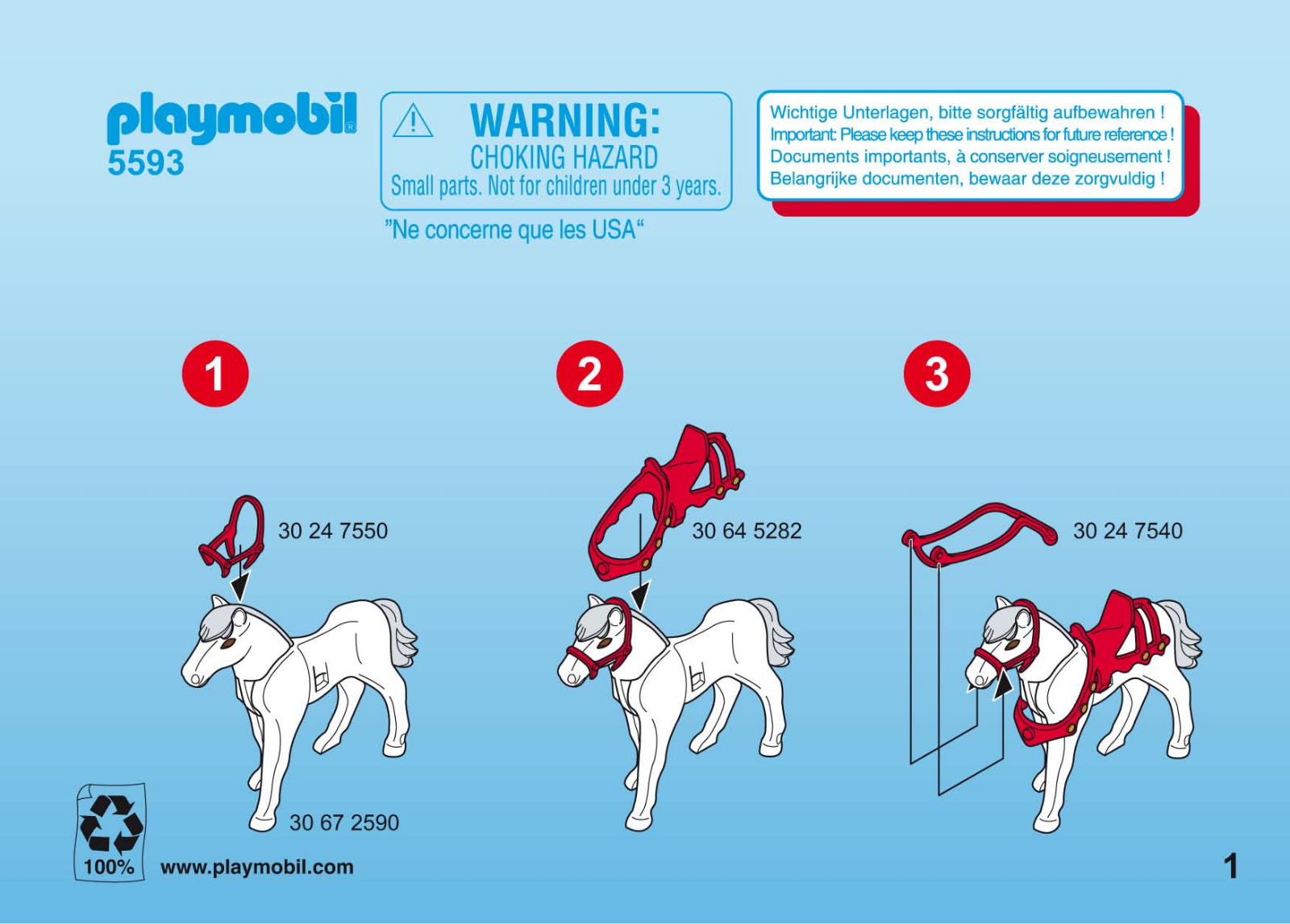 Playmobil 5593 Instructions