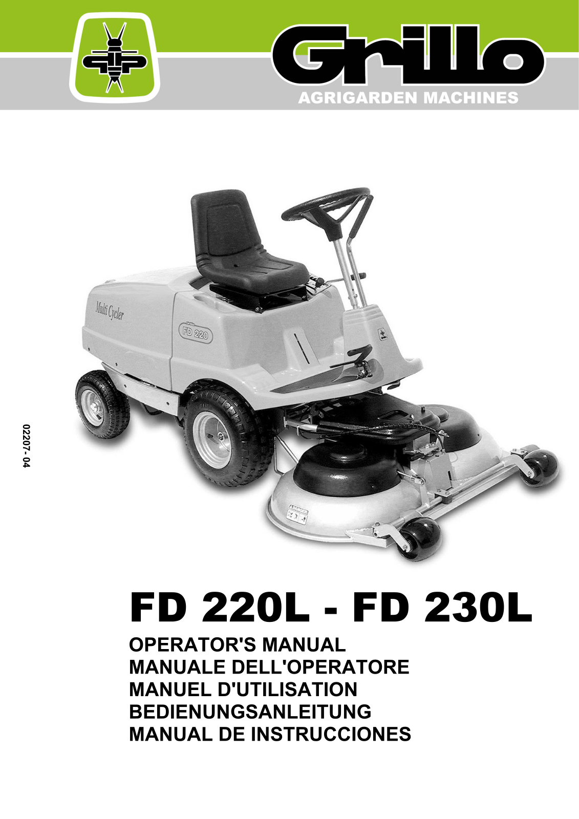 Grillo FD 230 L User Manual