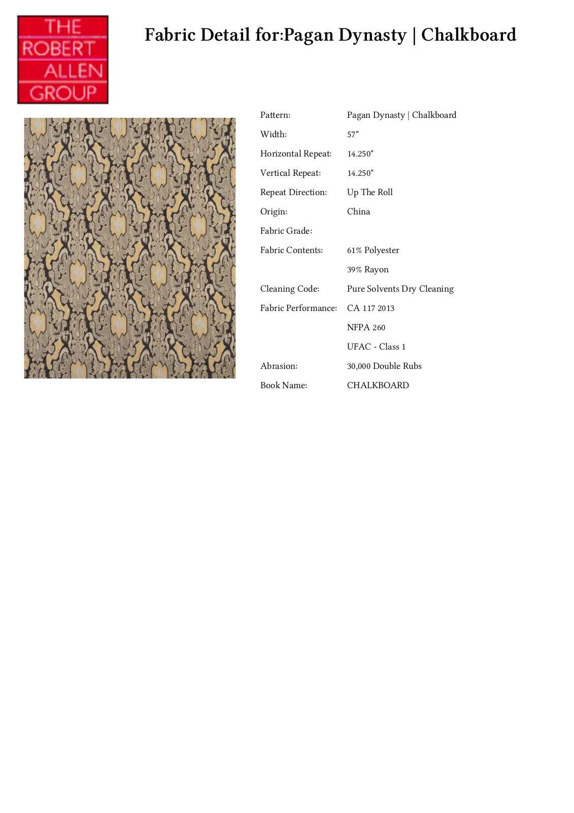 Robert Allen RALF1267 Specifications - ManualMachine.com