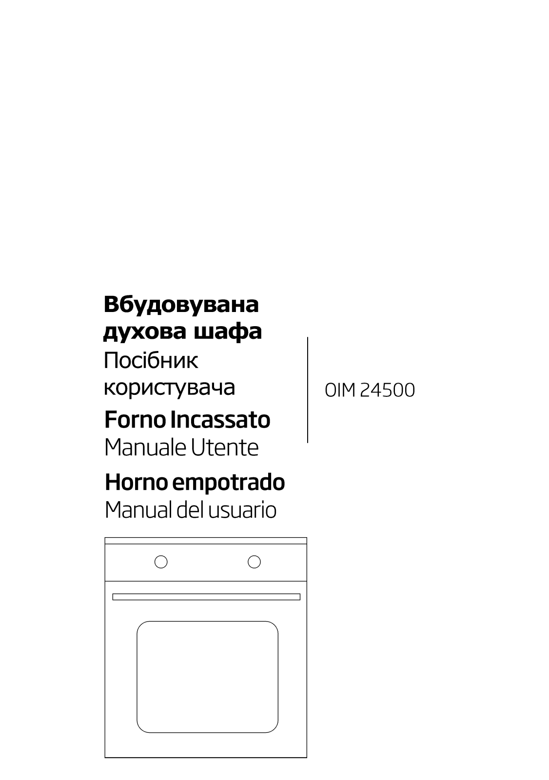 Beko OIM24500 User manual