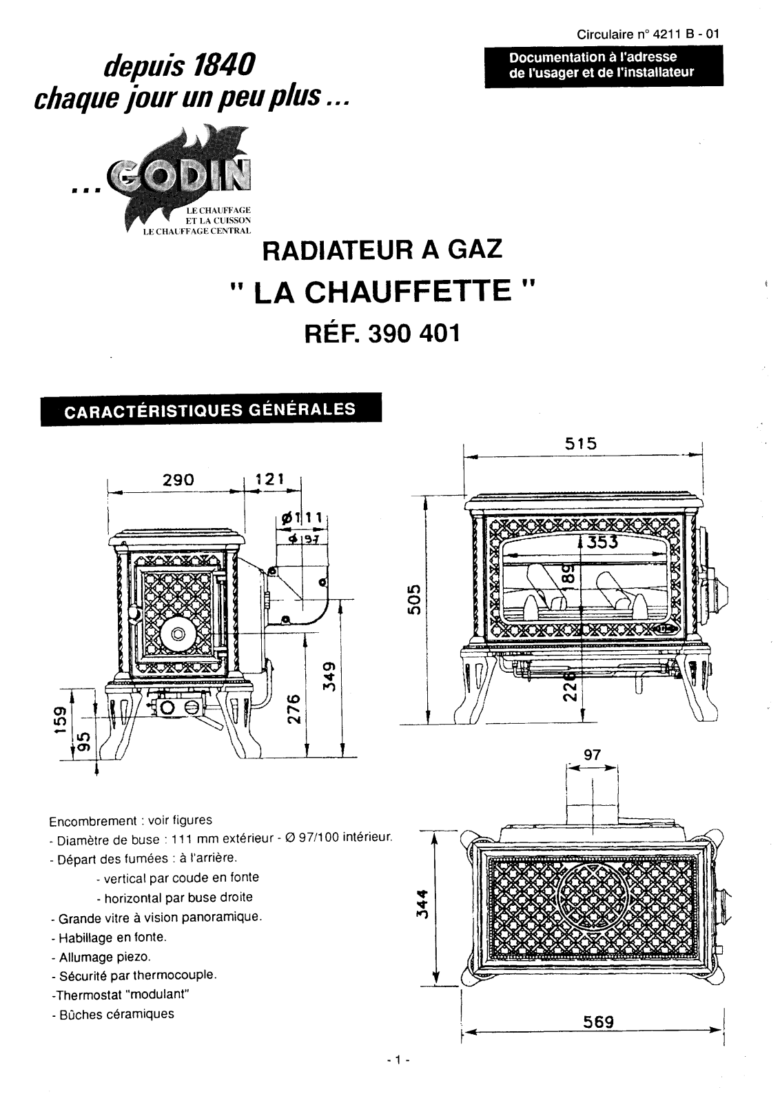 GODIN 390401 User Manual