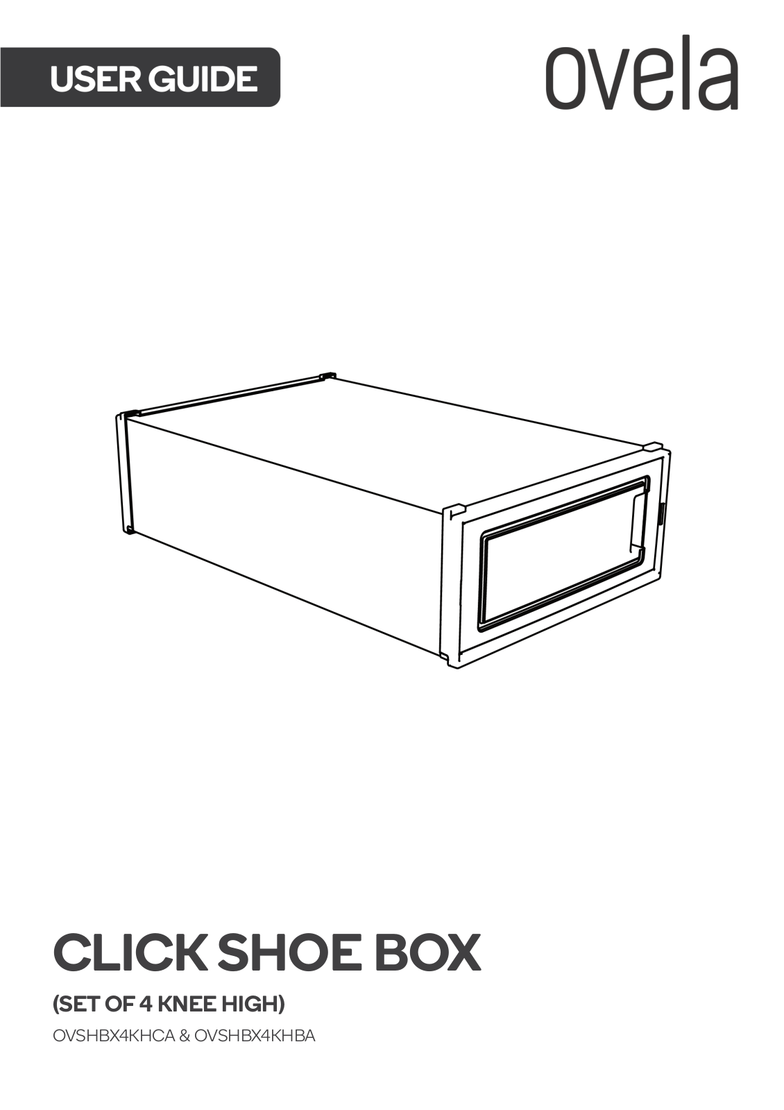 Ovela OVSHBX4KHCA, OVSHBX4KHBA User guide - ManualMachine.com