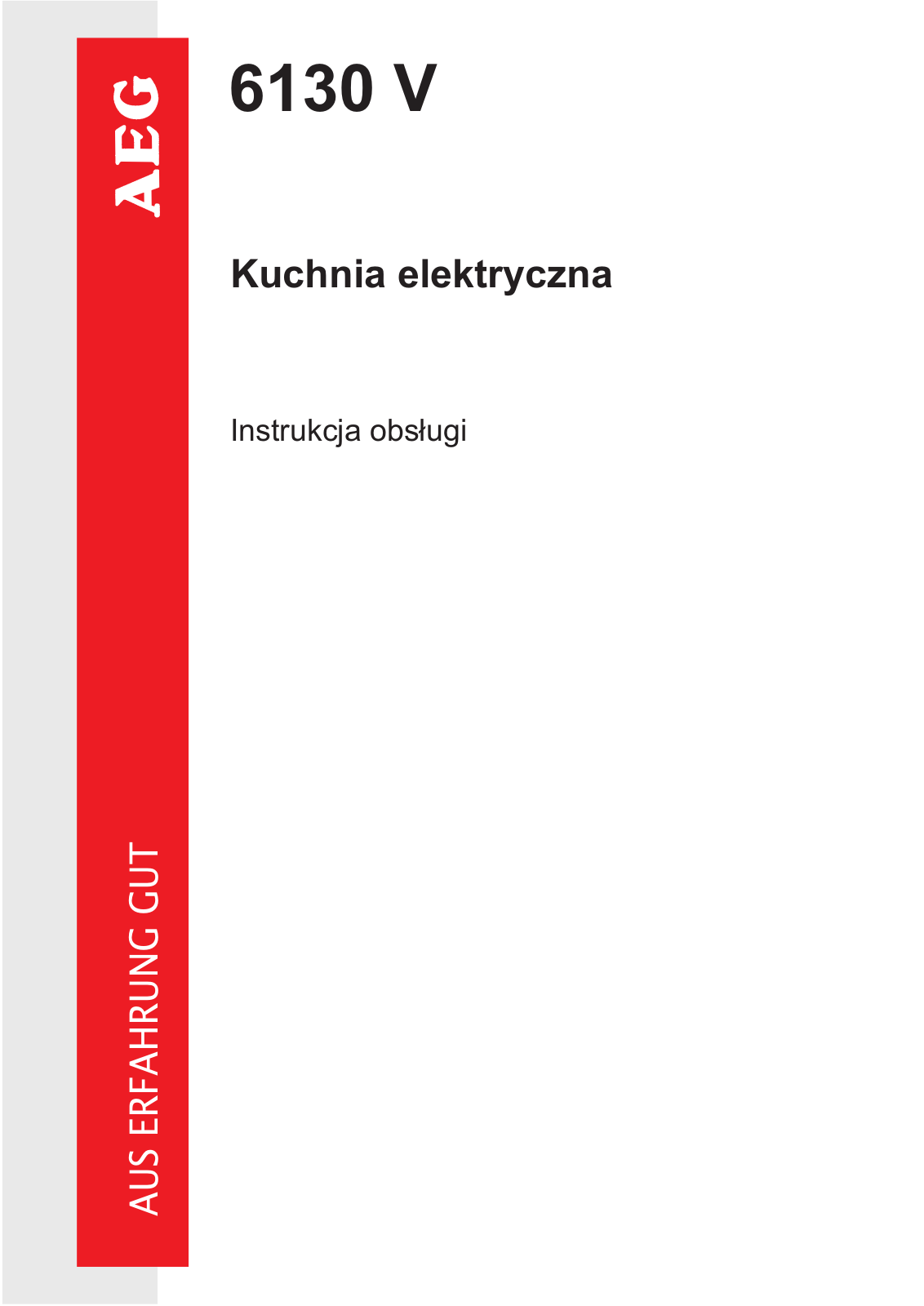 Zanussi 6130V-W, 6130V M User Manual