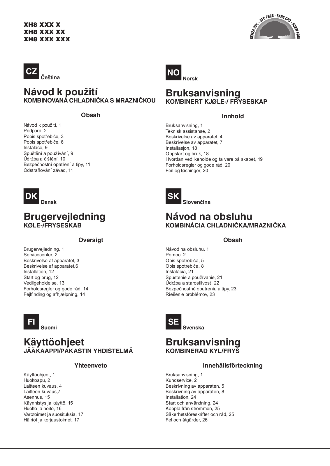 HOTPOINT/ARISTON XH8 T2I W User Manual