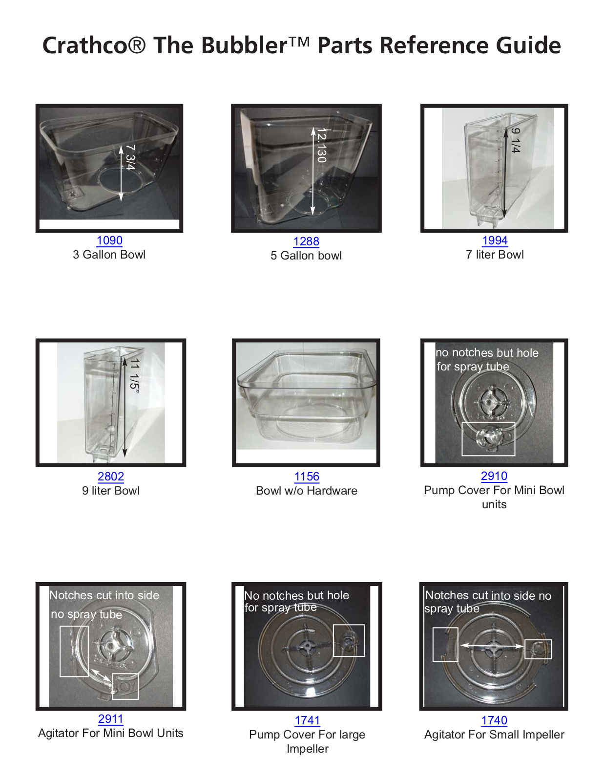 Grindmaster E29 Parts Manual