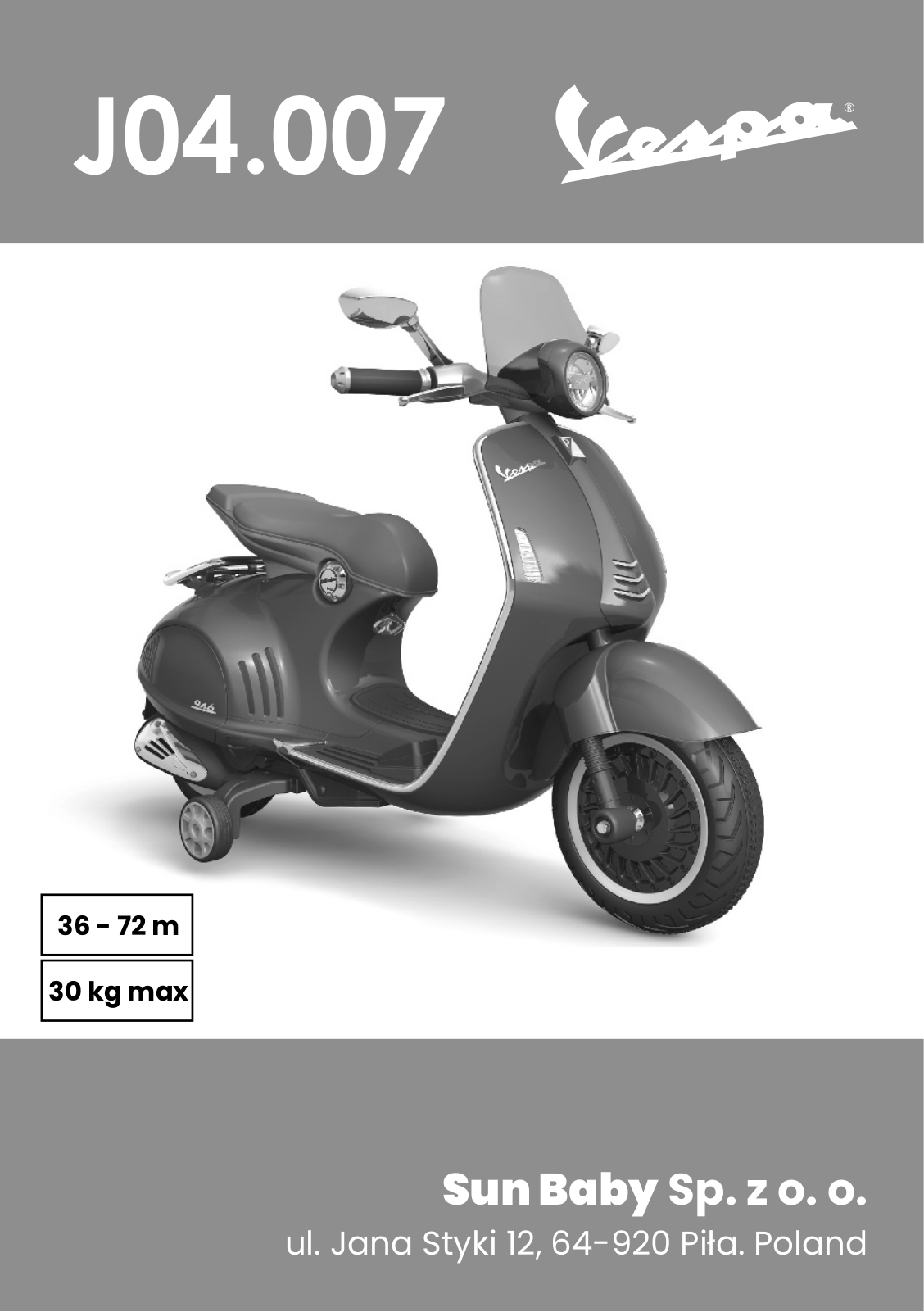 SUN BABY J04.007 User guide - ManualMachine.com