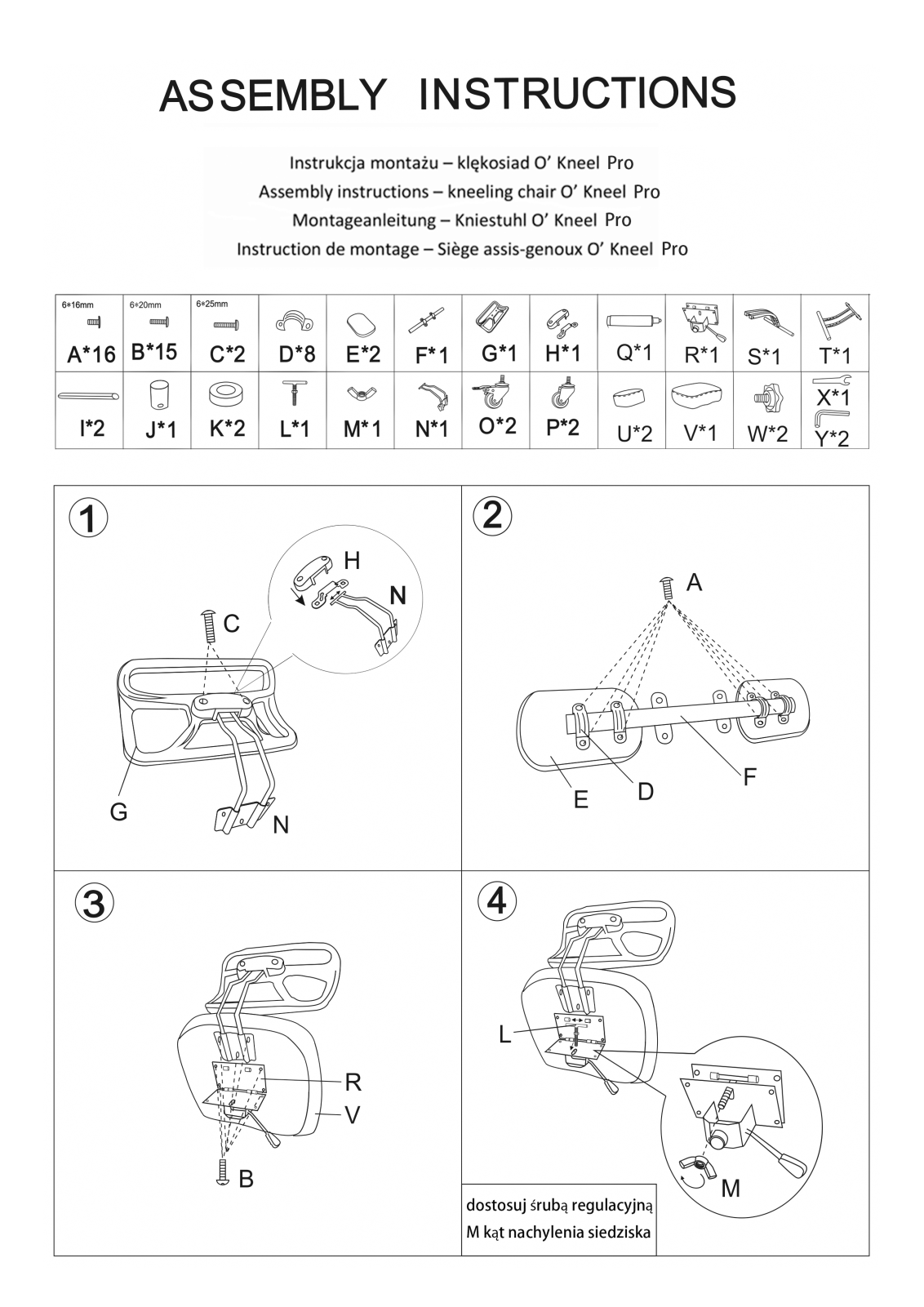 BLACK POINT O'Kneel Pro User guide - ManualMachine.com