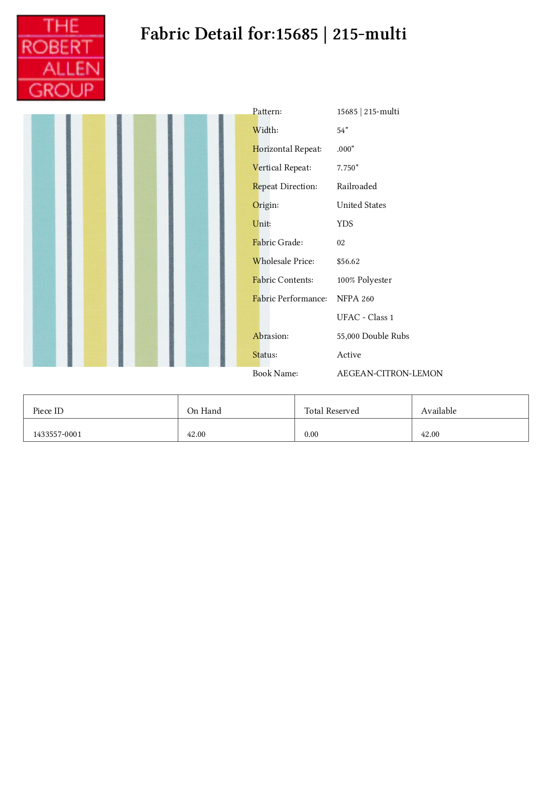Duralee CRAL5032 Specifications - ManualMachine.com