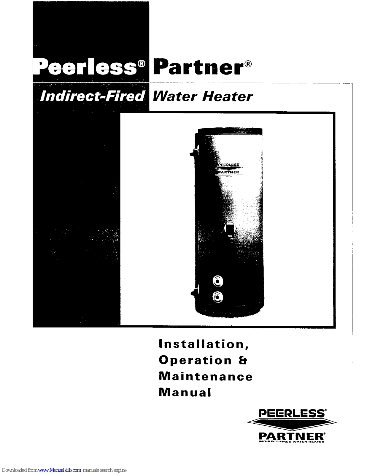 PEERLESS Partner PP-120, Partner PP-80, Partner PP-40, Partner PP-60 Installation, Operation & Maintenance Manual - ManualMachine.com
