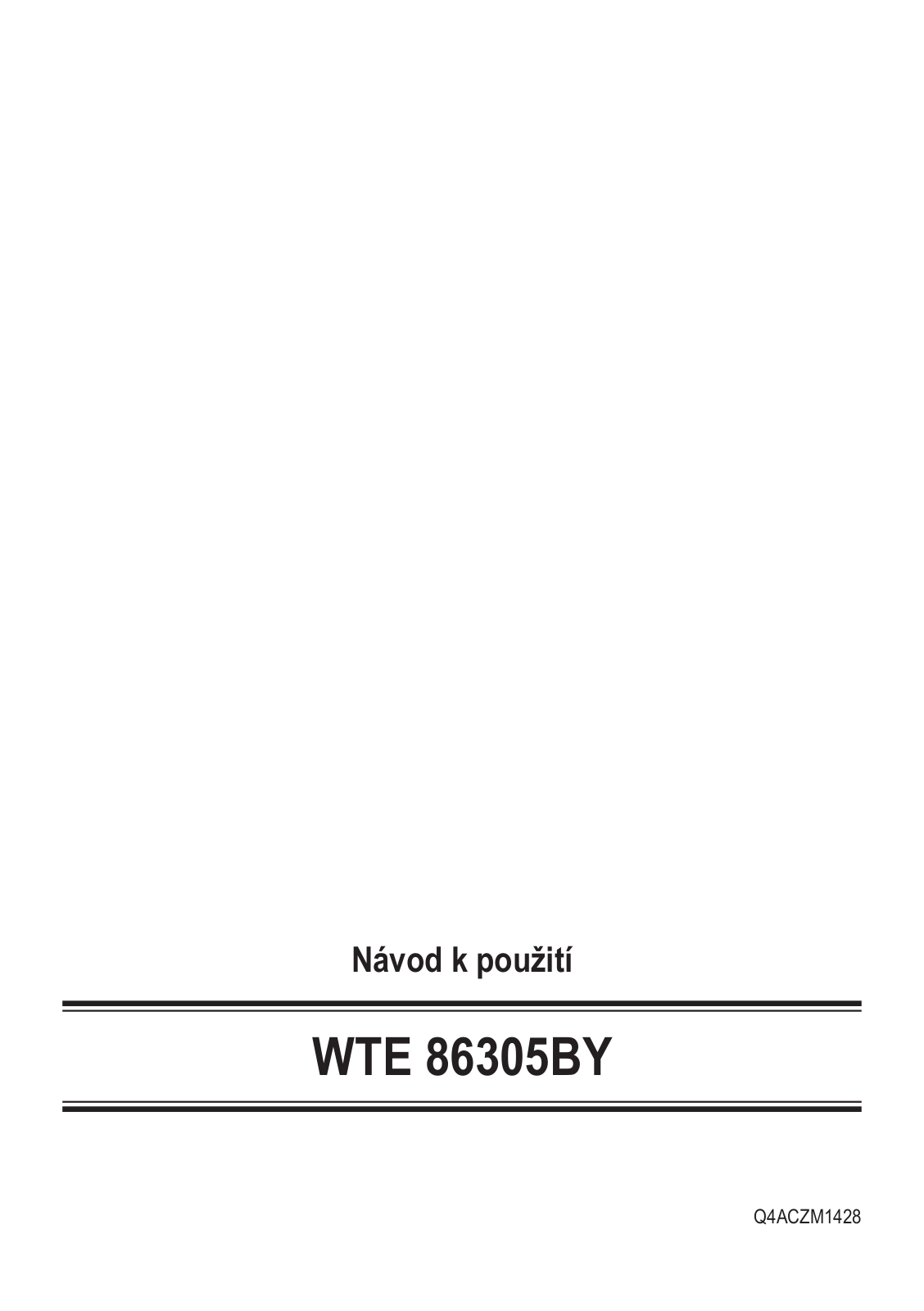 Bosch WTE86305BY Manual