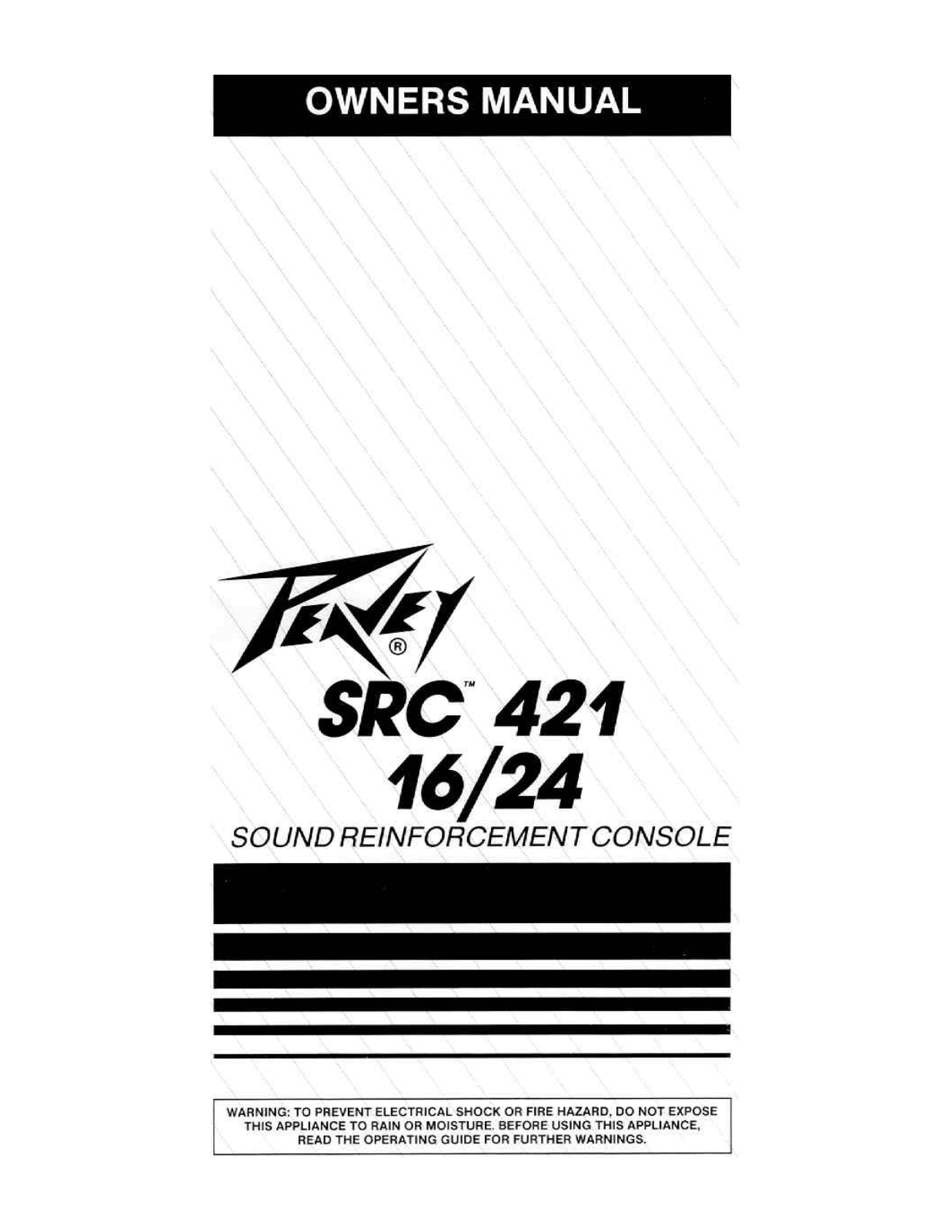 Peavey SRC 421-24, SRC 421-16 User Manual
