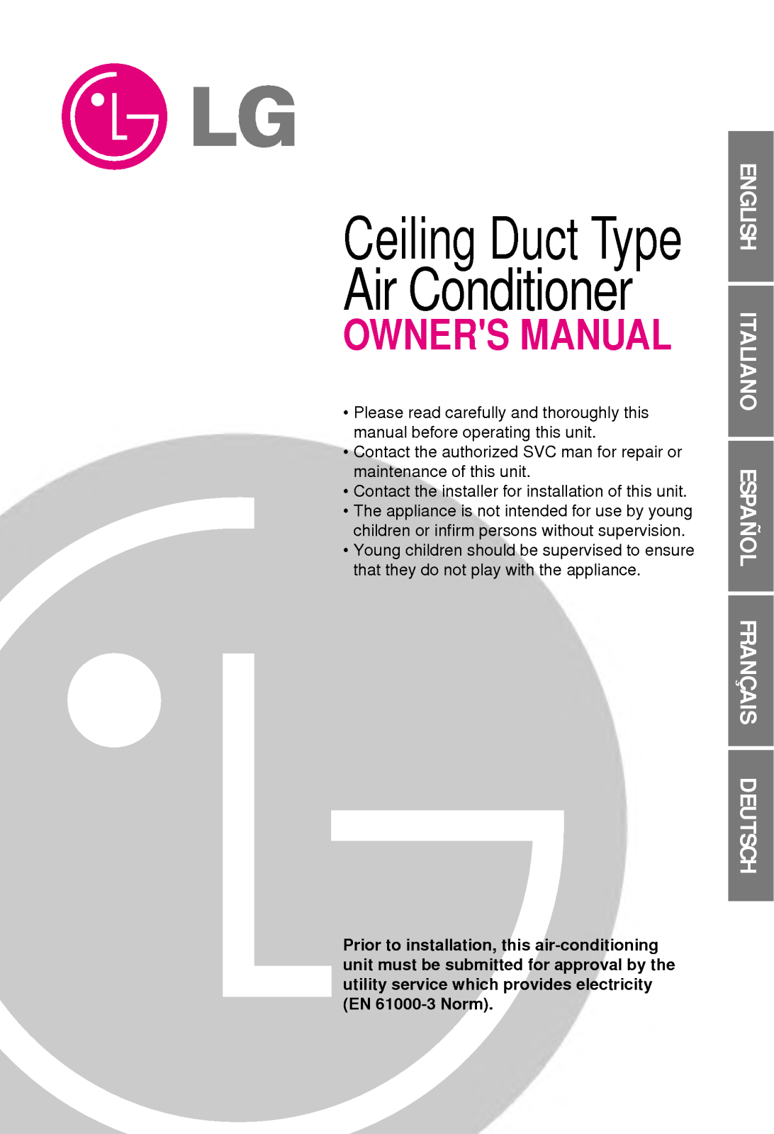 LG LB-D1861HL, LB-E6081HP, LB-F4261HL, LB-E4881CL User Manual