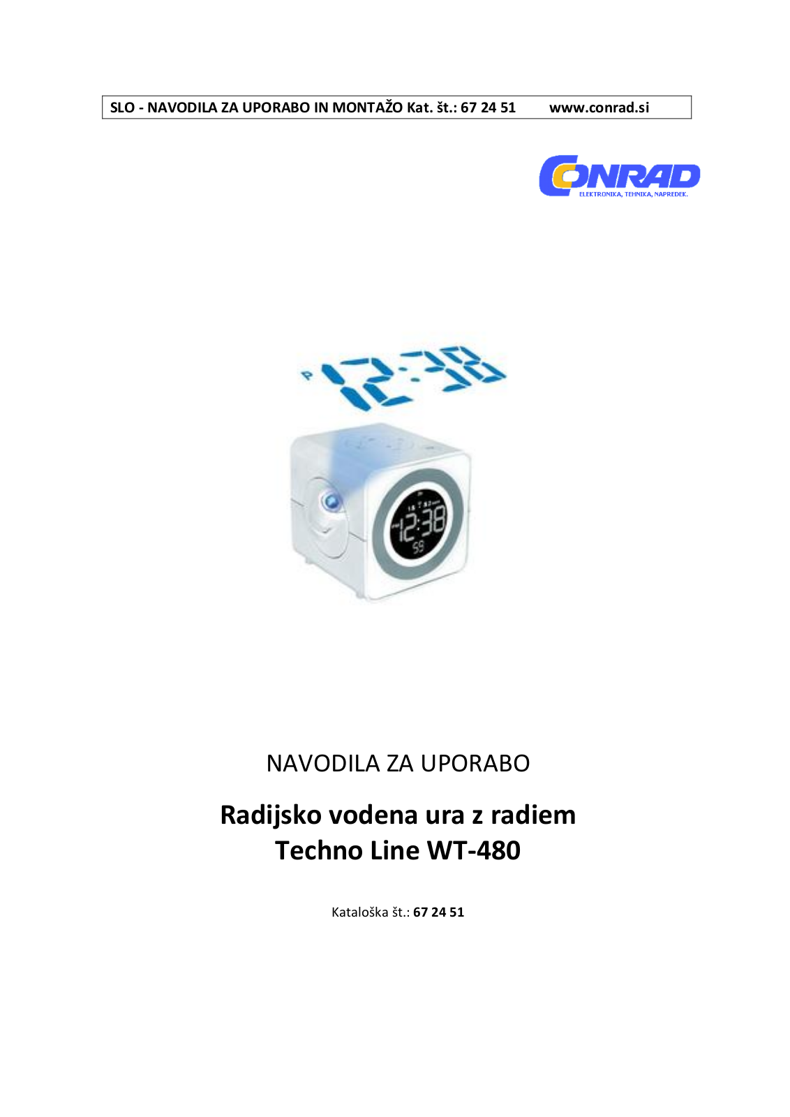 Techno Line WT 480 Instruction Manual