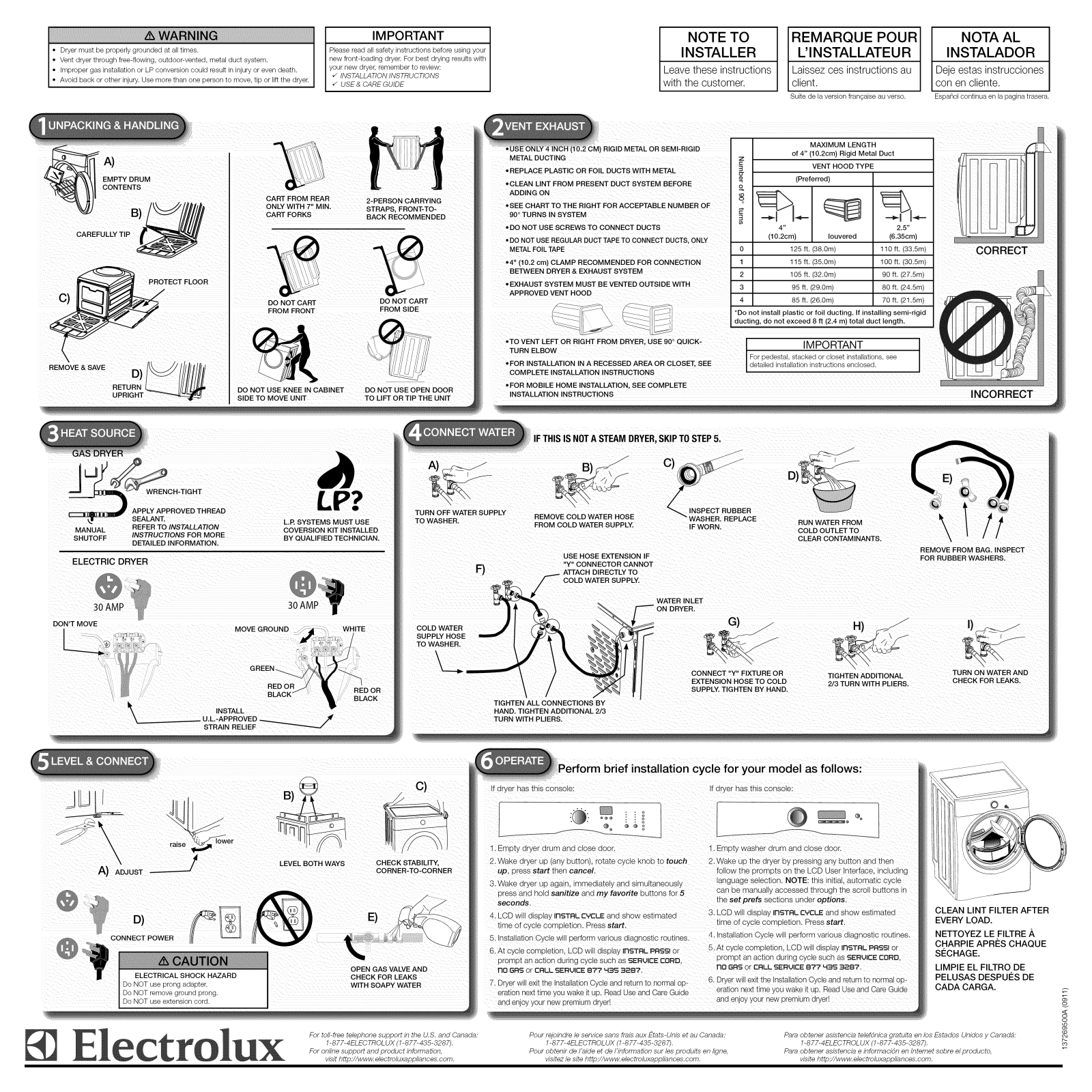 Electrolux EIMED60LSS0, EIMGD60LSS0 Installation Guide - ManualMachine.com