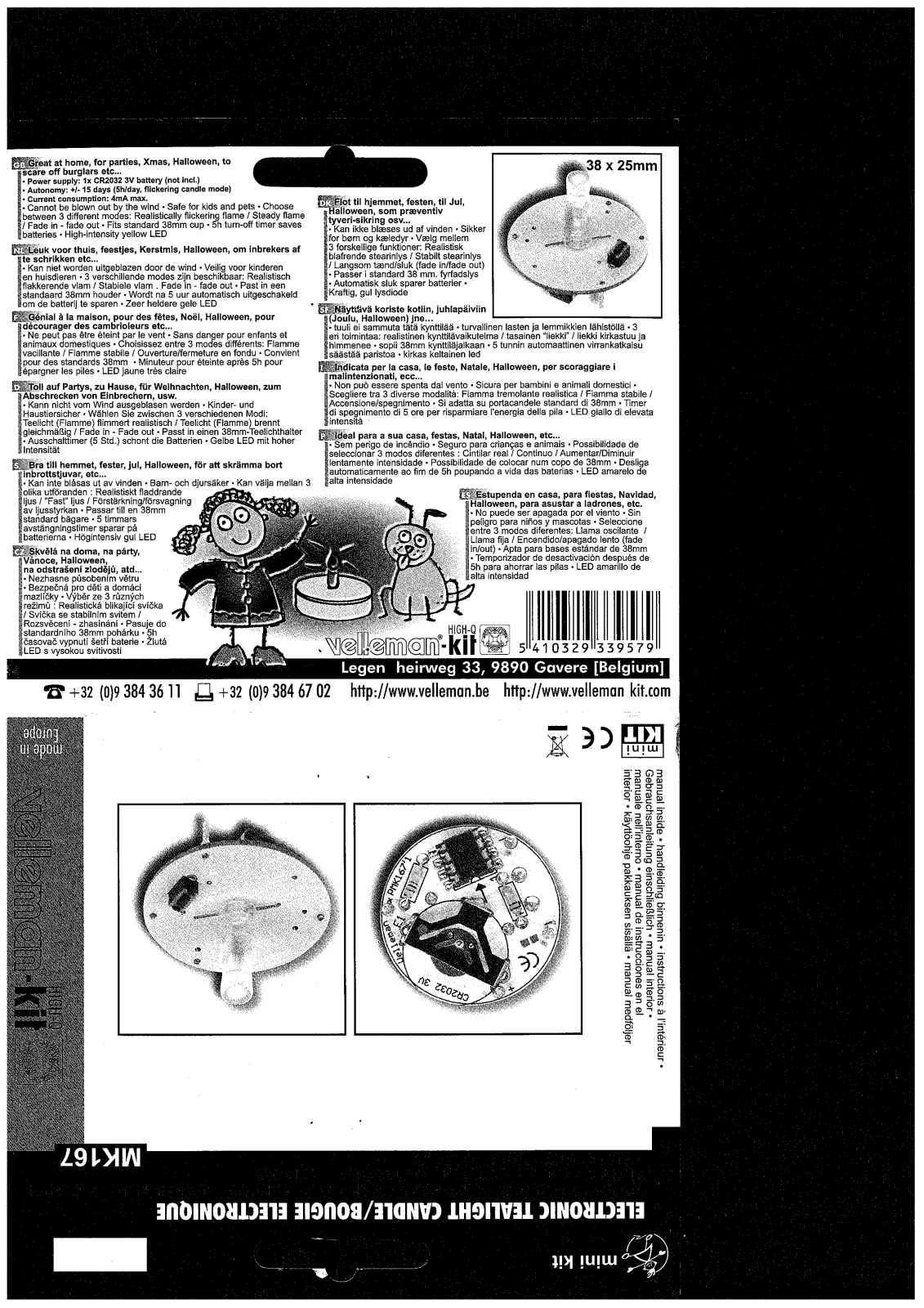 Velleman MK167 User guide