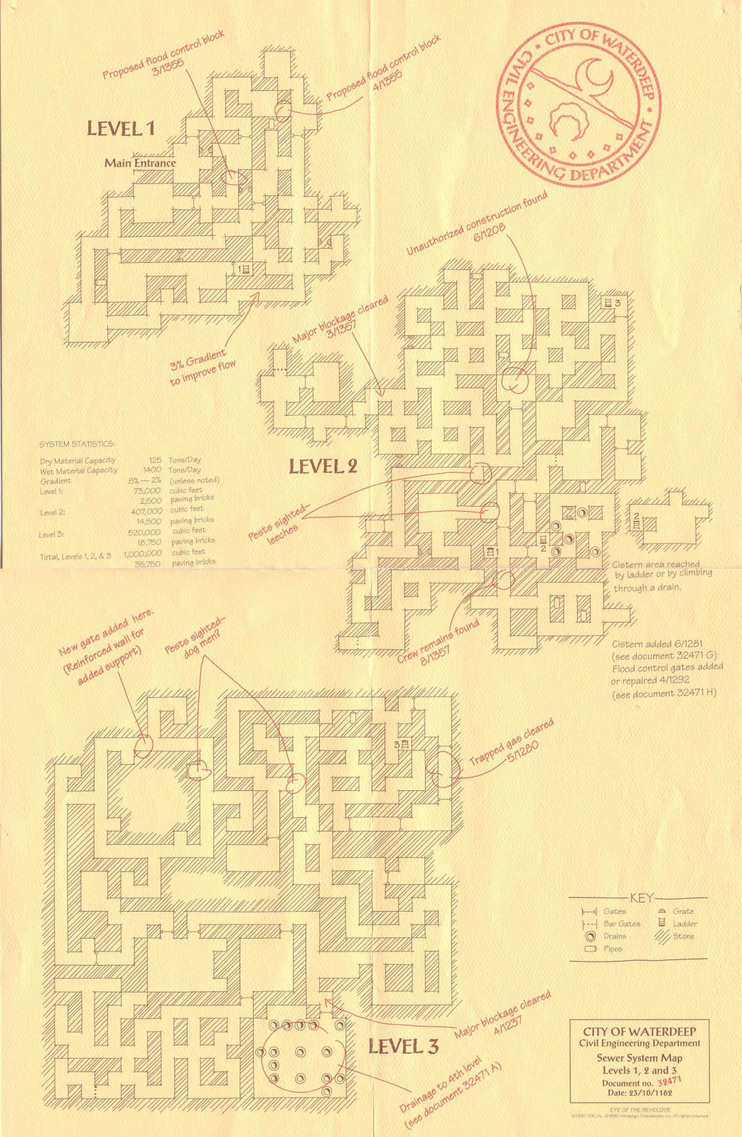 Games PC EYE OF THE BEHOLDER-MAP User Manual