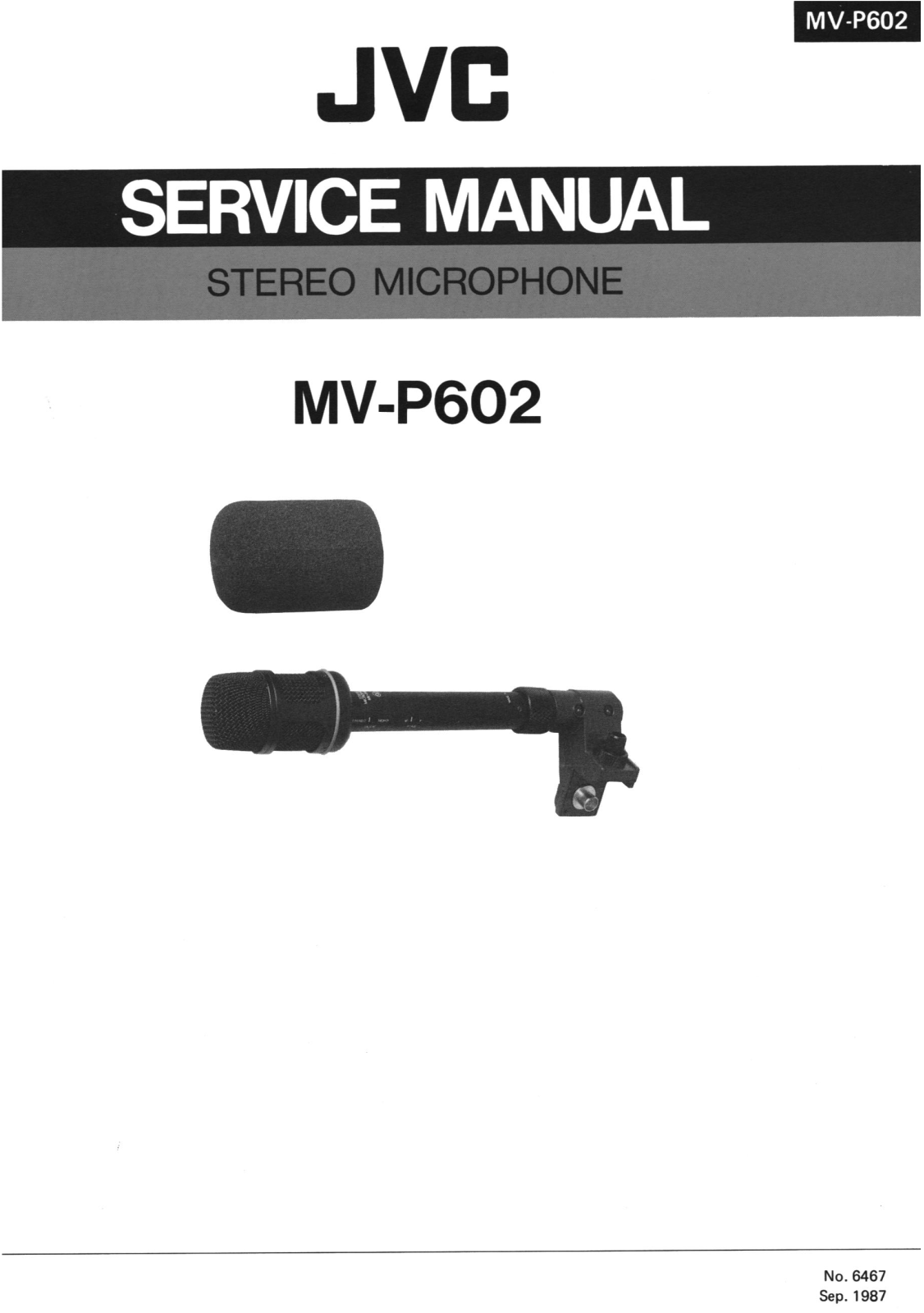 JVC MVP-602 Service manual