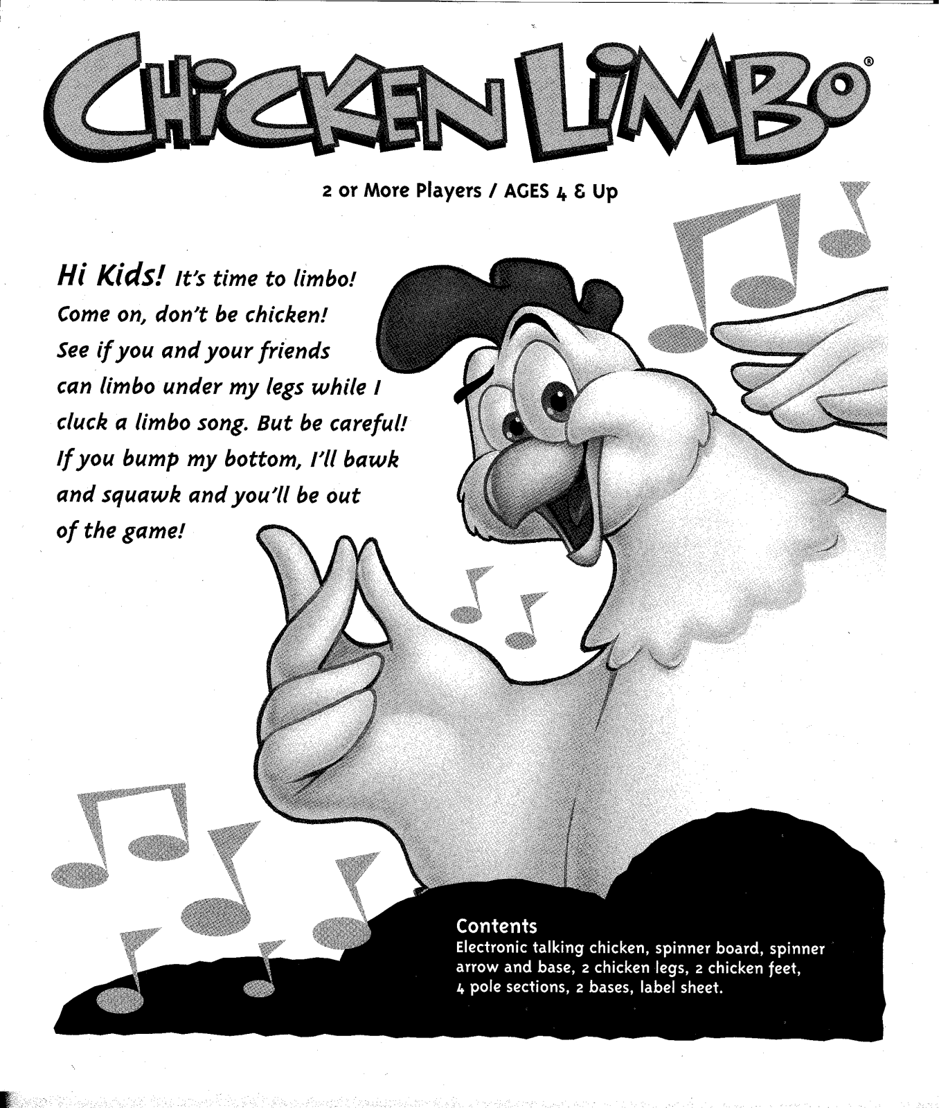 HASBRO Chicken Limbo 2002 User Manual