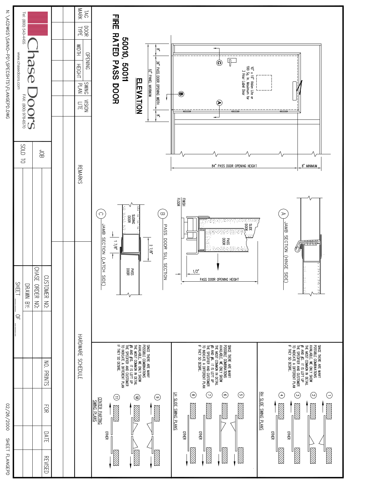 Chase 50010 User Manual