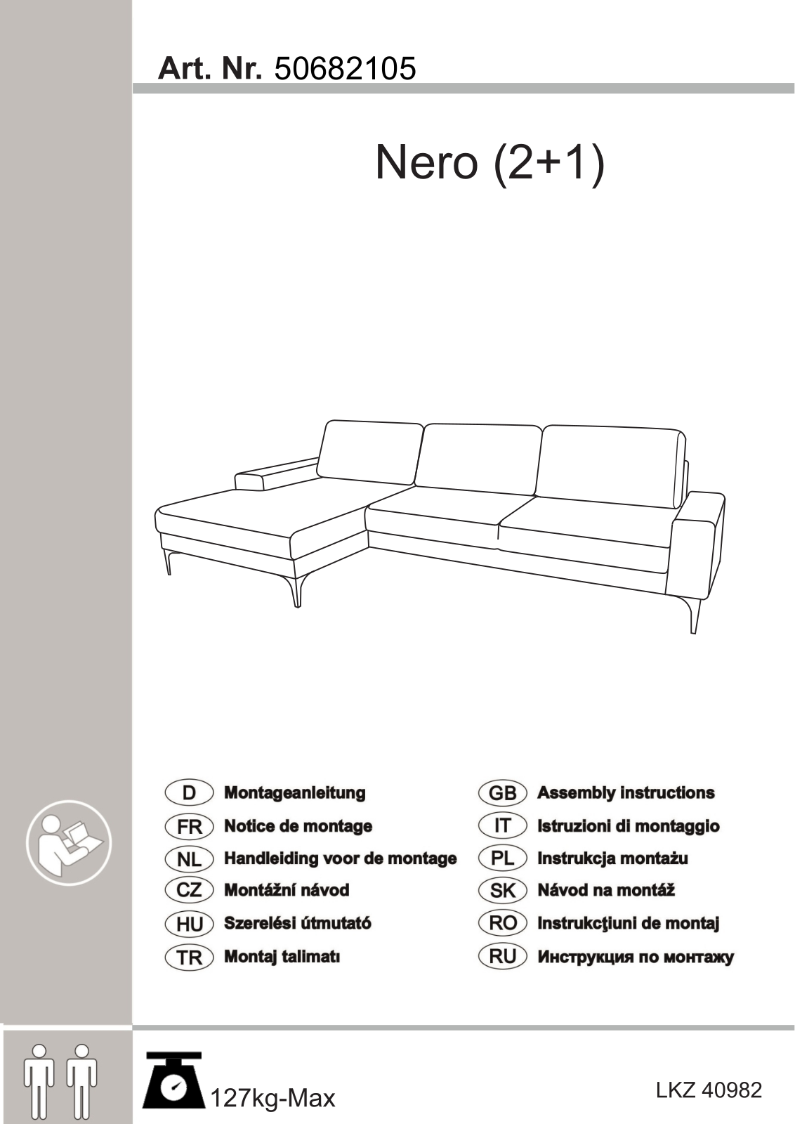 Home affaire Nero Assembly instructions