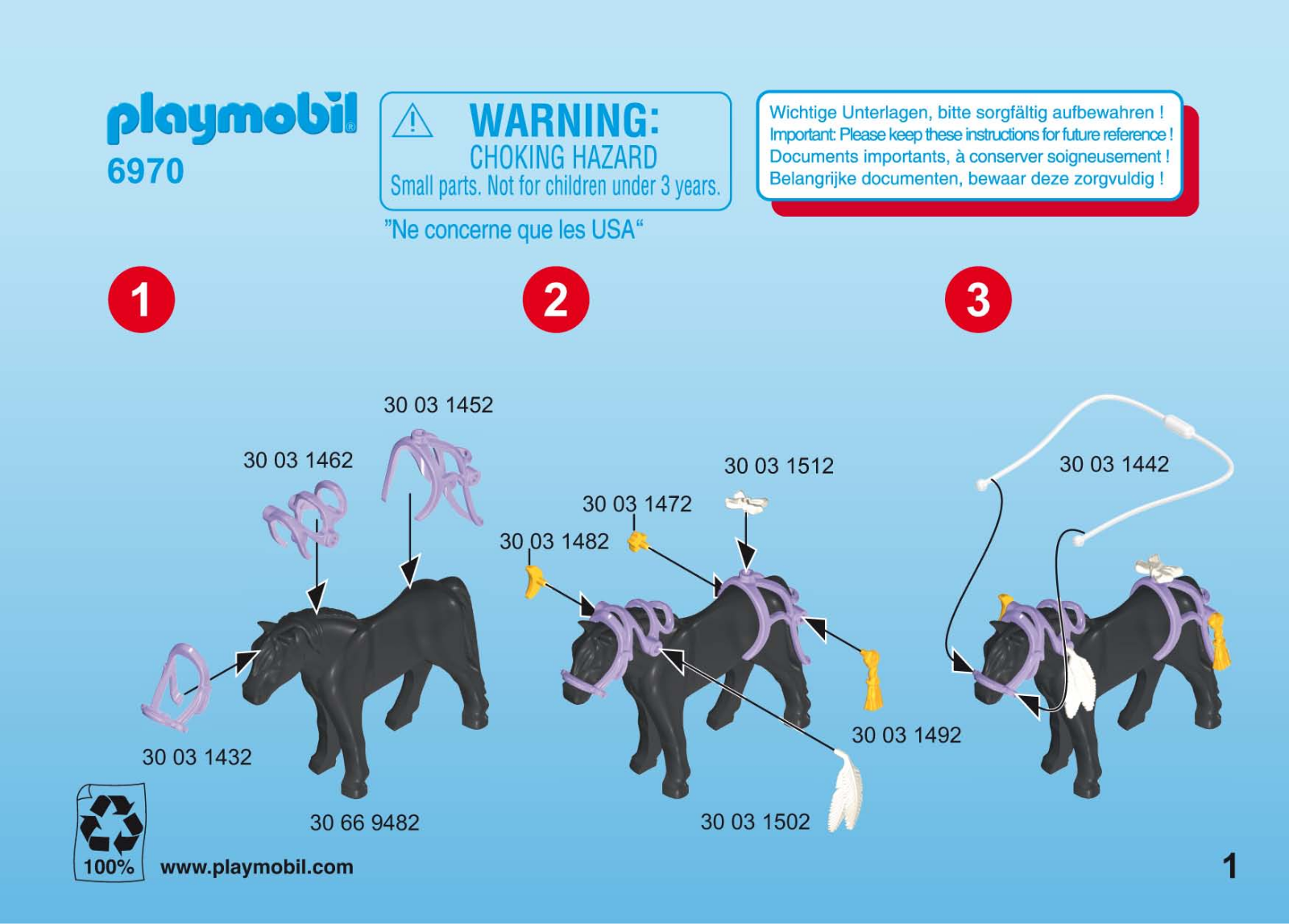 Playmobil 6970 Instructions