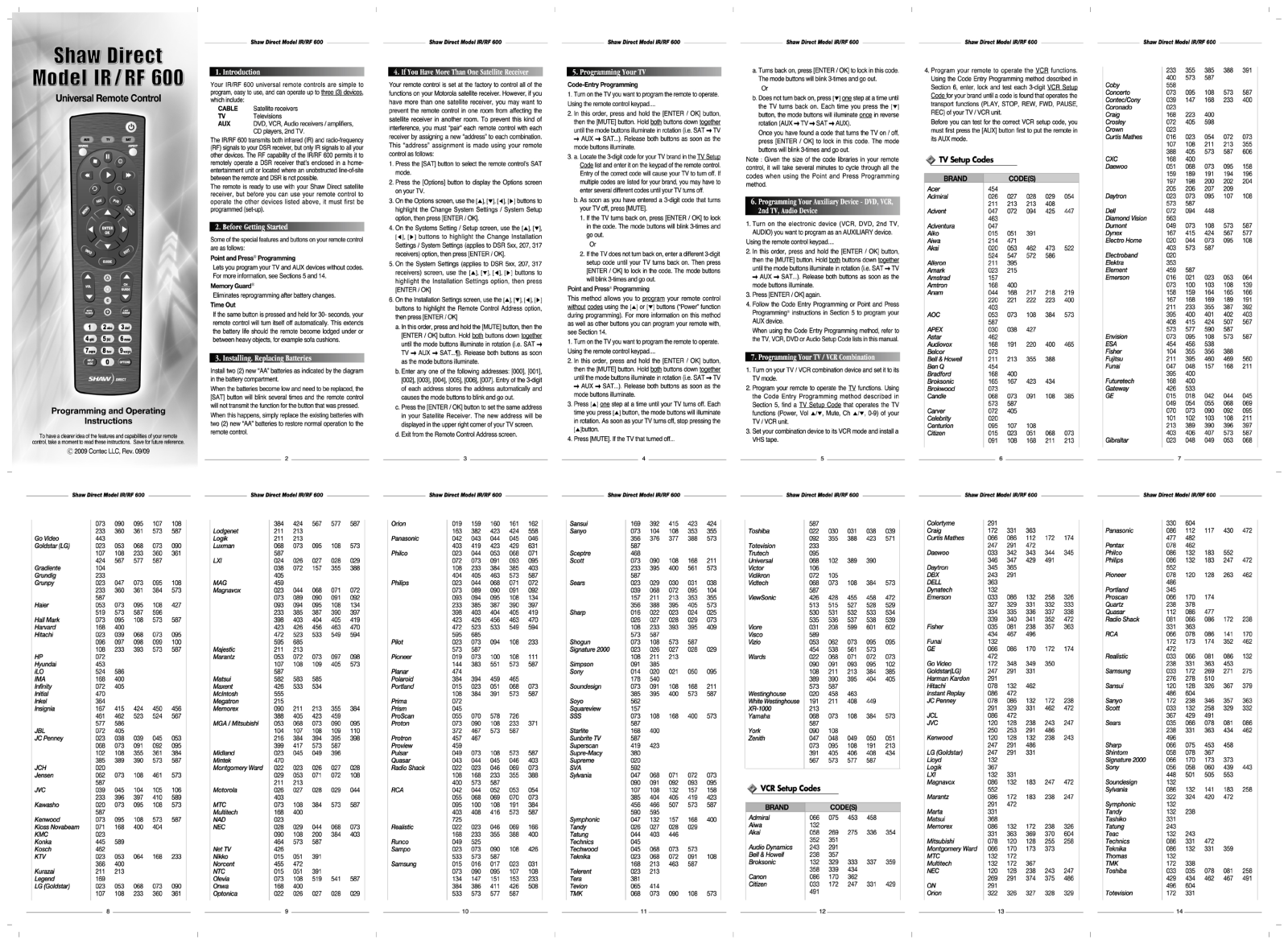 Contec IR RF600 User Manual