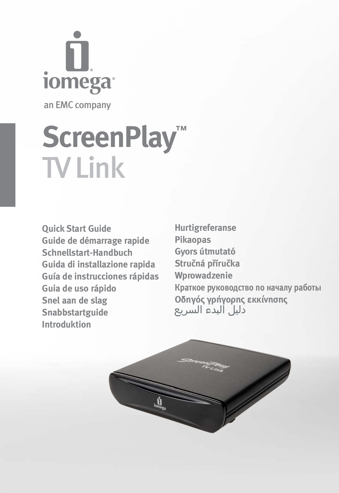 IOMEGA SCREENPLAY TV LINK User Manual