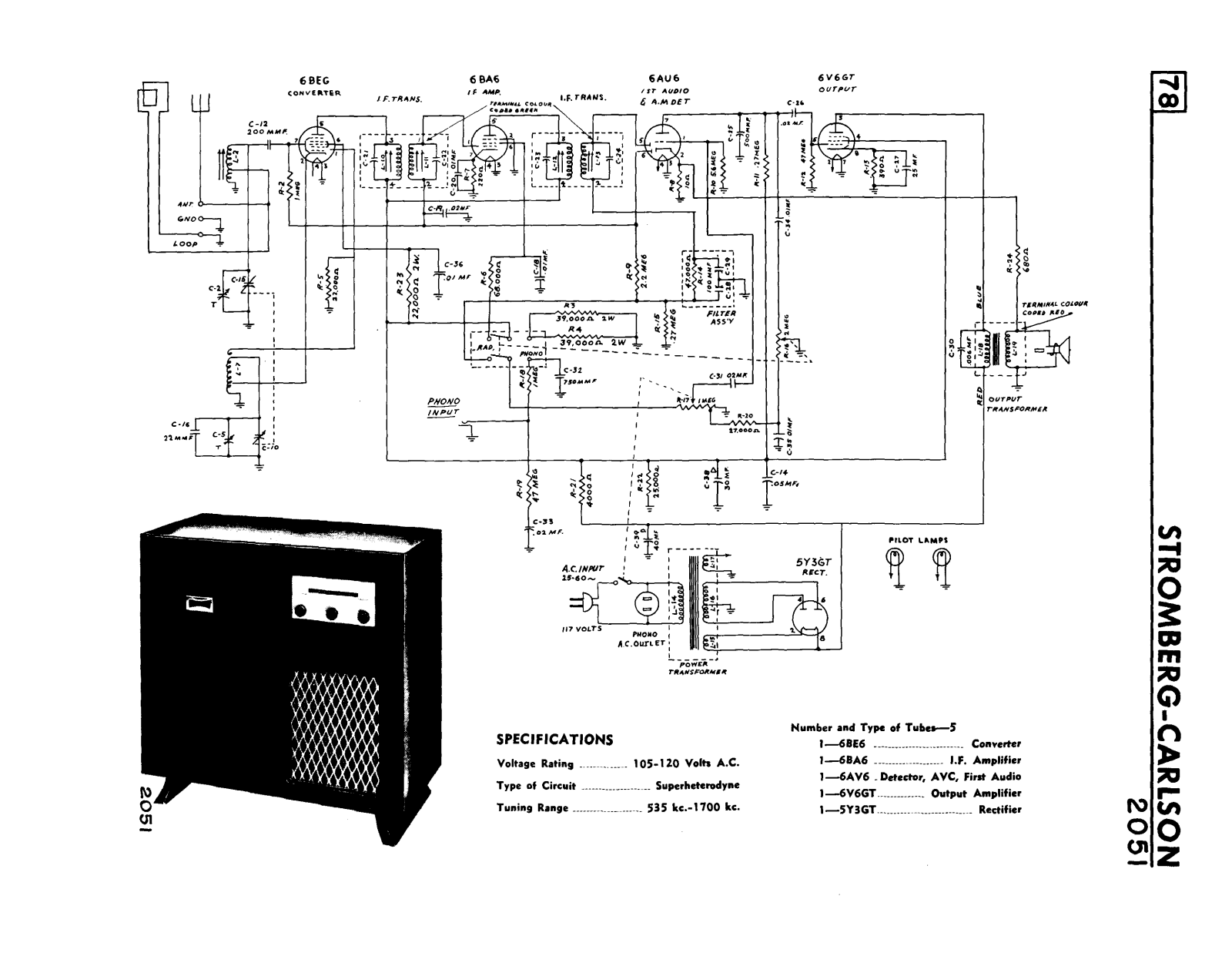 Stromberg Carlson 2051 schematic