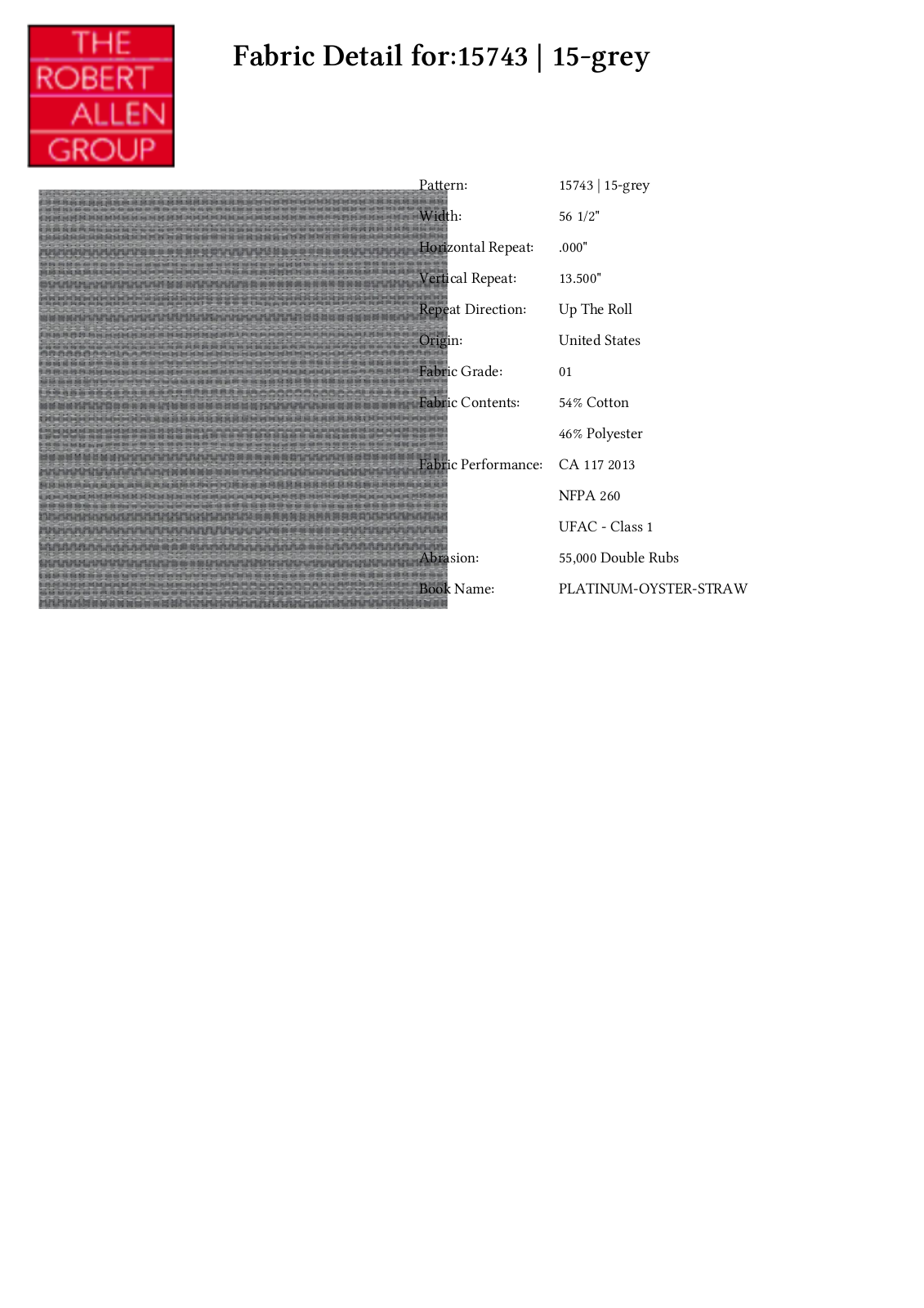 Duralee CRAL5146 Specifications - ManualMachine.com