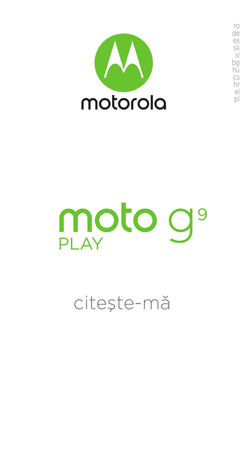 Motorola Moto G9 Play User Manual