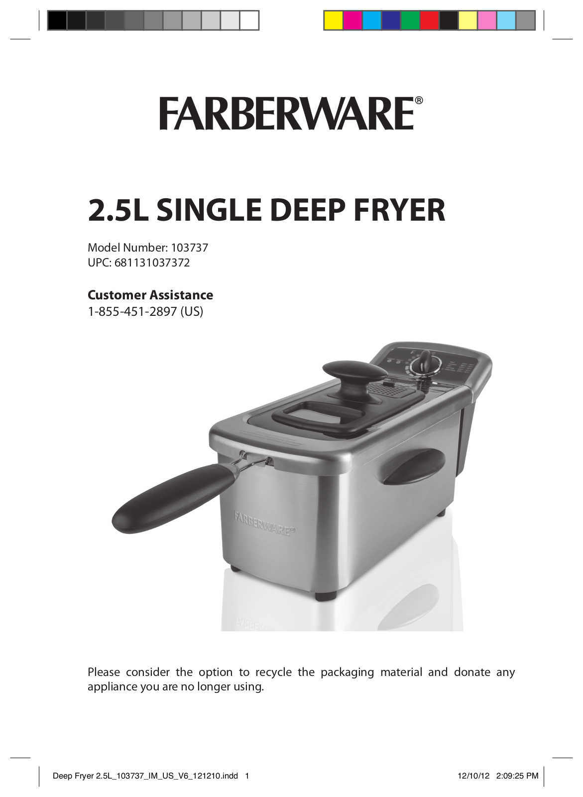 Farberware 103737 User Manual