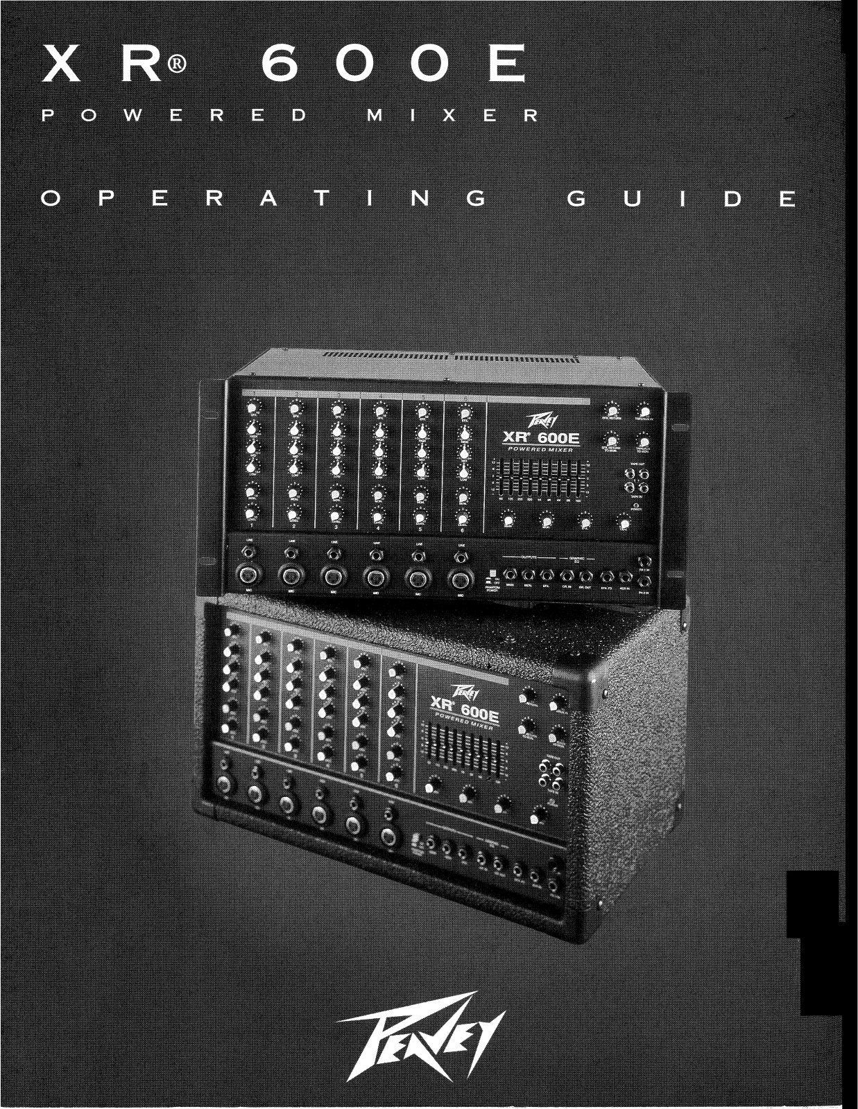 Peavey XR 600E User Manual