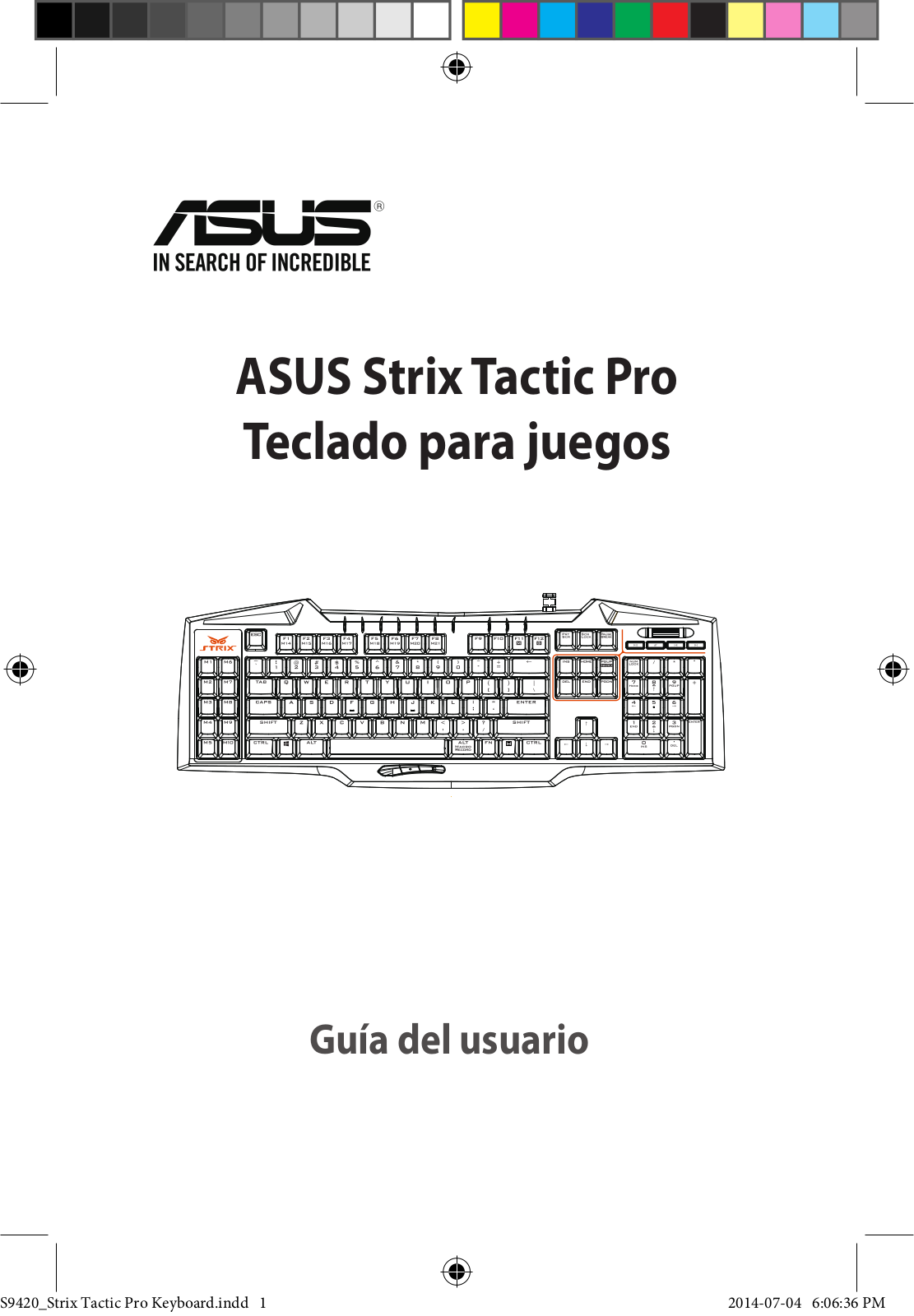 Asus STRIX TACTIC PRO User’s Manual