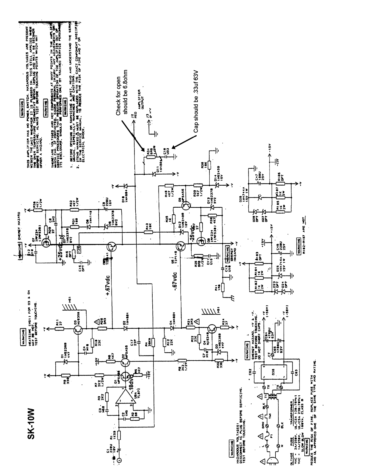 Onkyo SK-10, SKW-10-W Service Manual