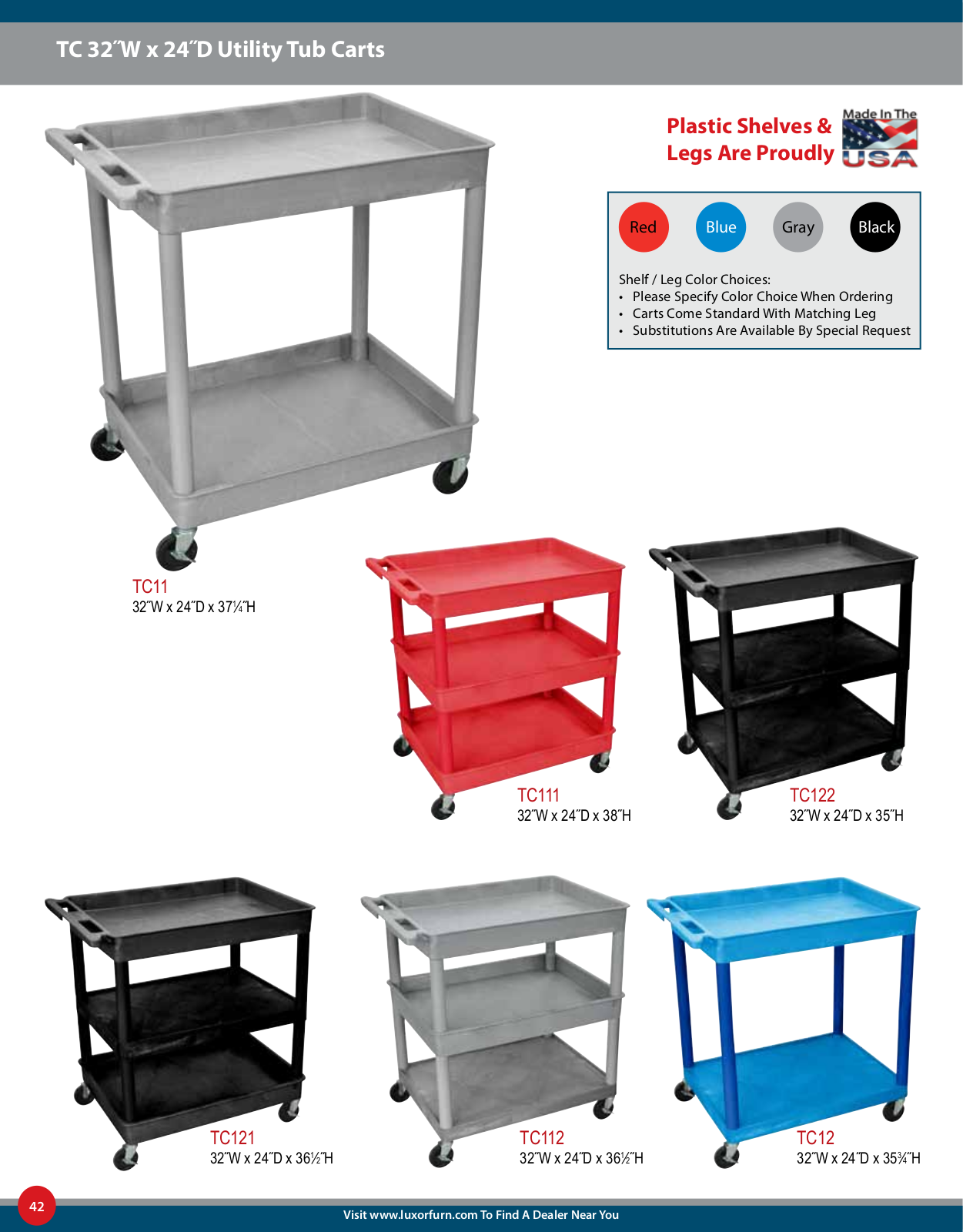 Luxor LX1012 Catalog Page