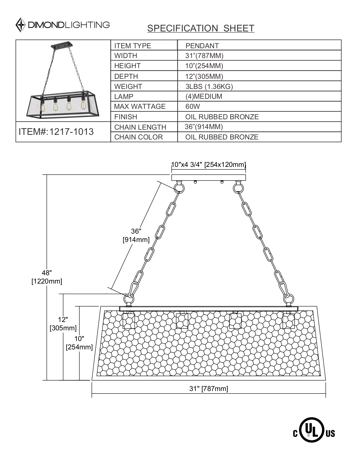 ELK Home 12171013 User Manual