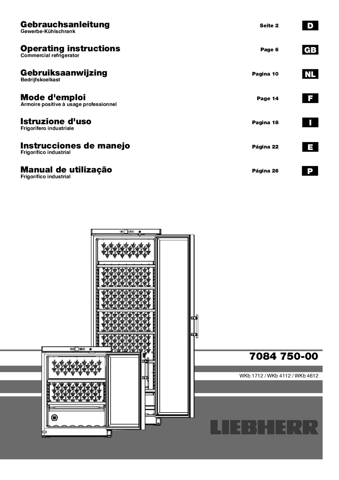 Liebherr WKB4612LH User Manual