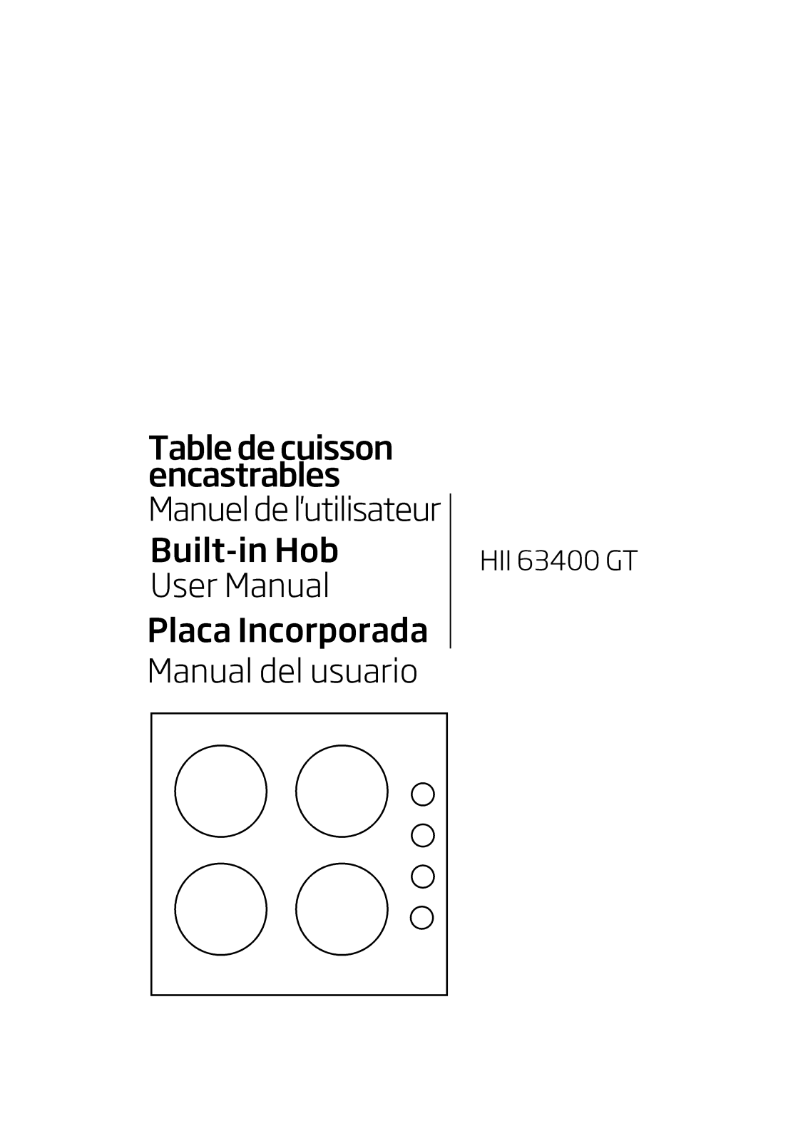 Beko HII63400GT User manual