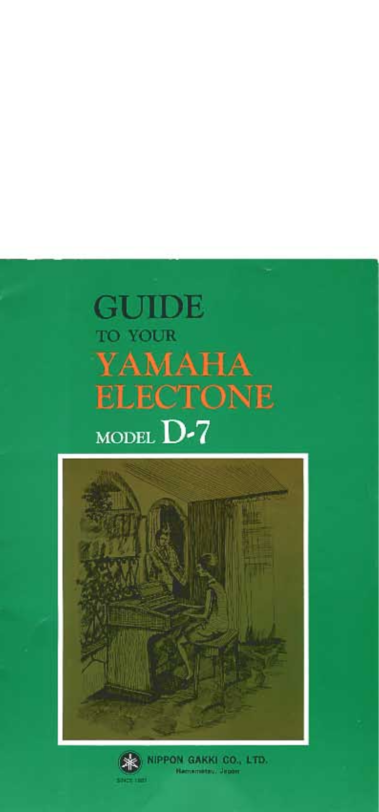 Yamaha D7, D7E User Manual