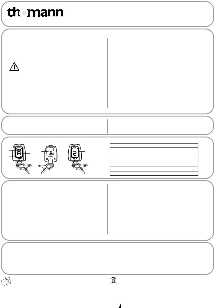 Thomann CTW-10 User Manual