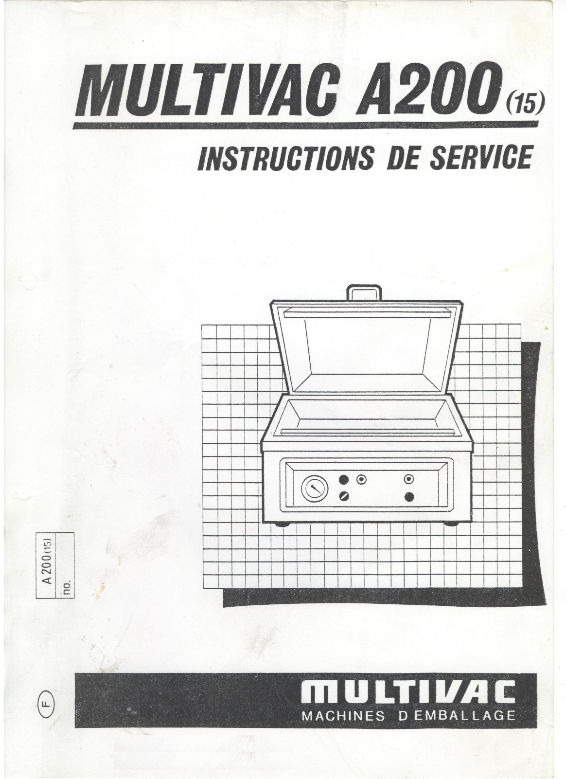 MULTIVAC A200 User Manual