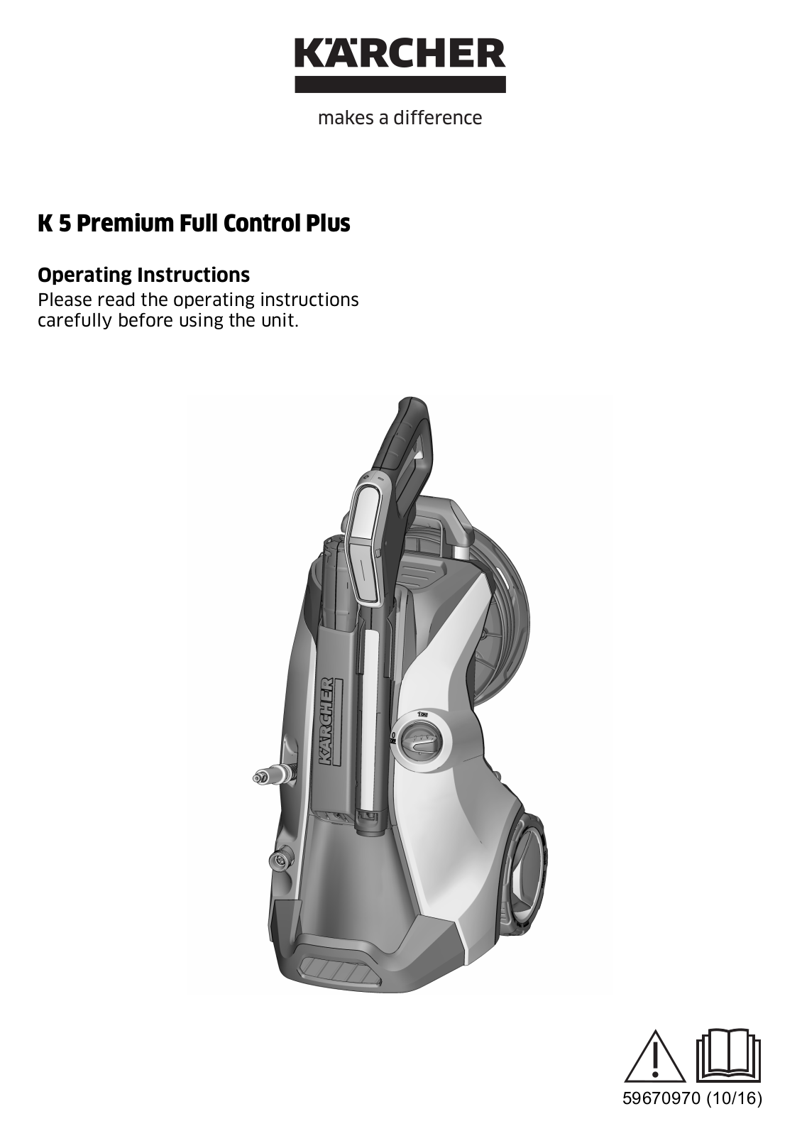 Karcher K 5 Premium Full Control Plus Instruction manual