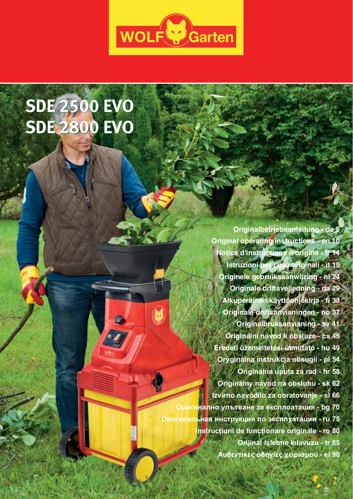 Wolf Garten SDE 2800 EVO User Manual