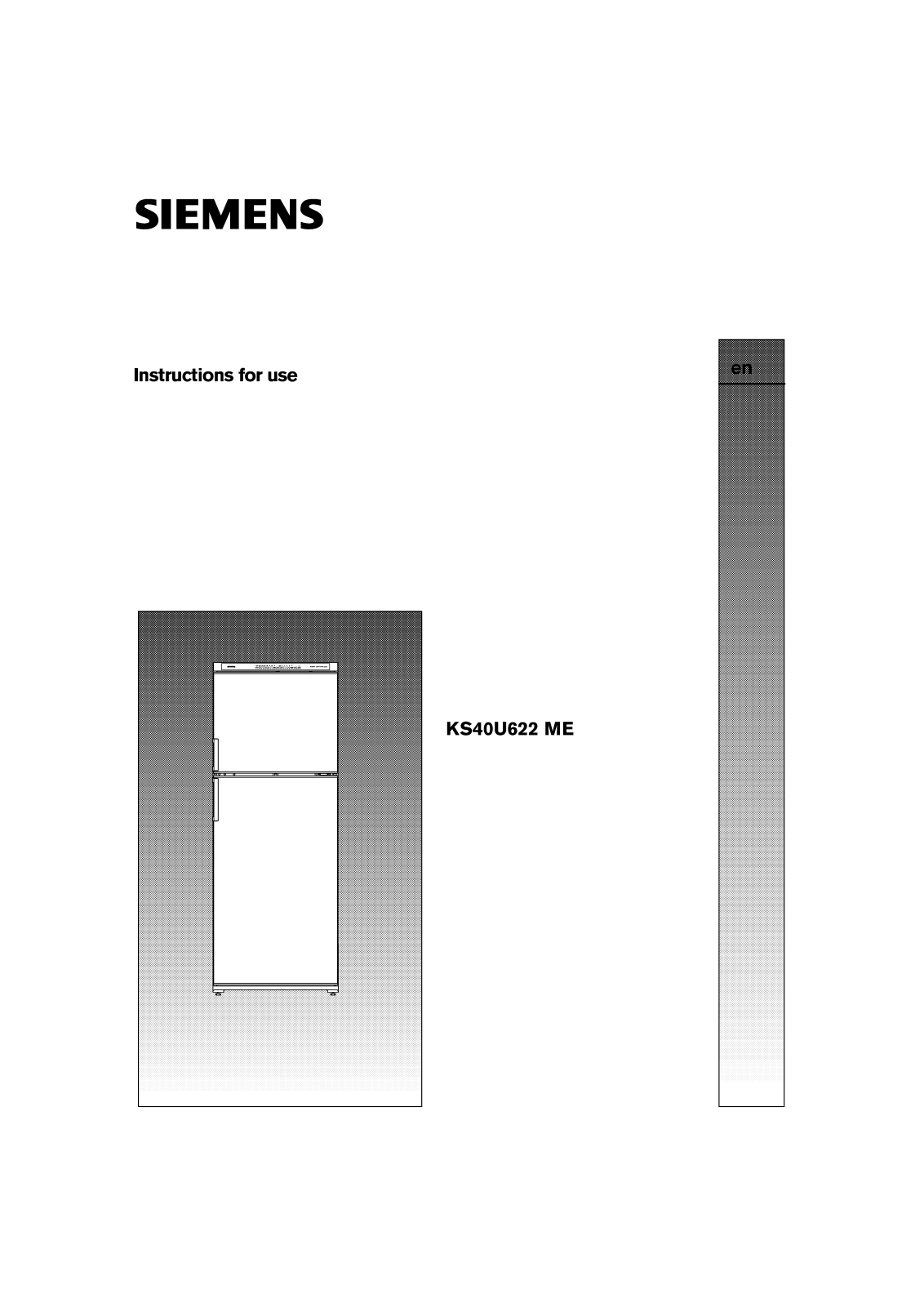 Siemens KS40U622ME User Manual