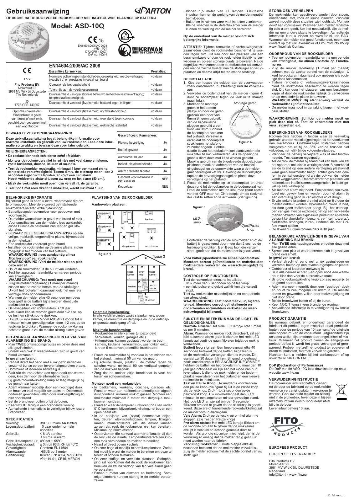 FITO ASD-10Q User Manual