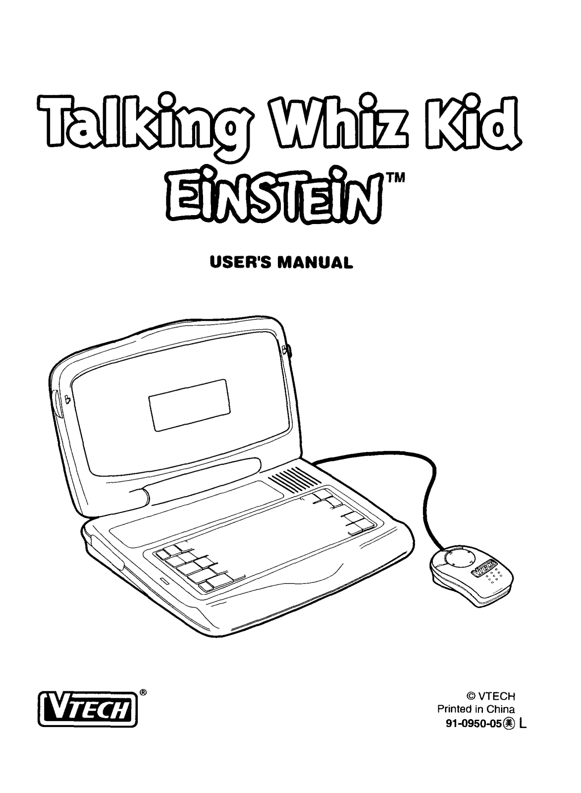 VTech TALKINGWHIZKID EINSTEIN User Manual