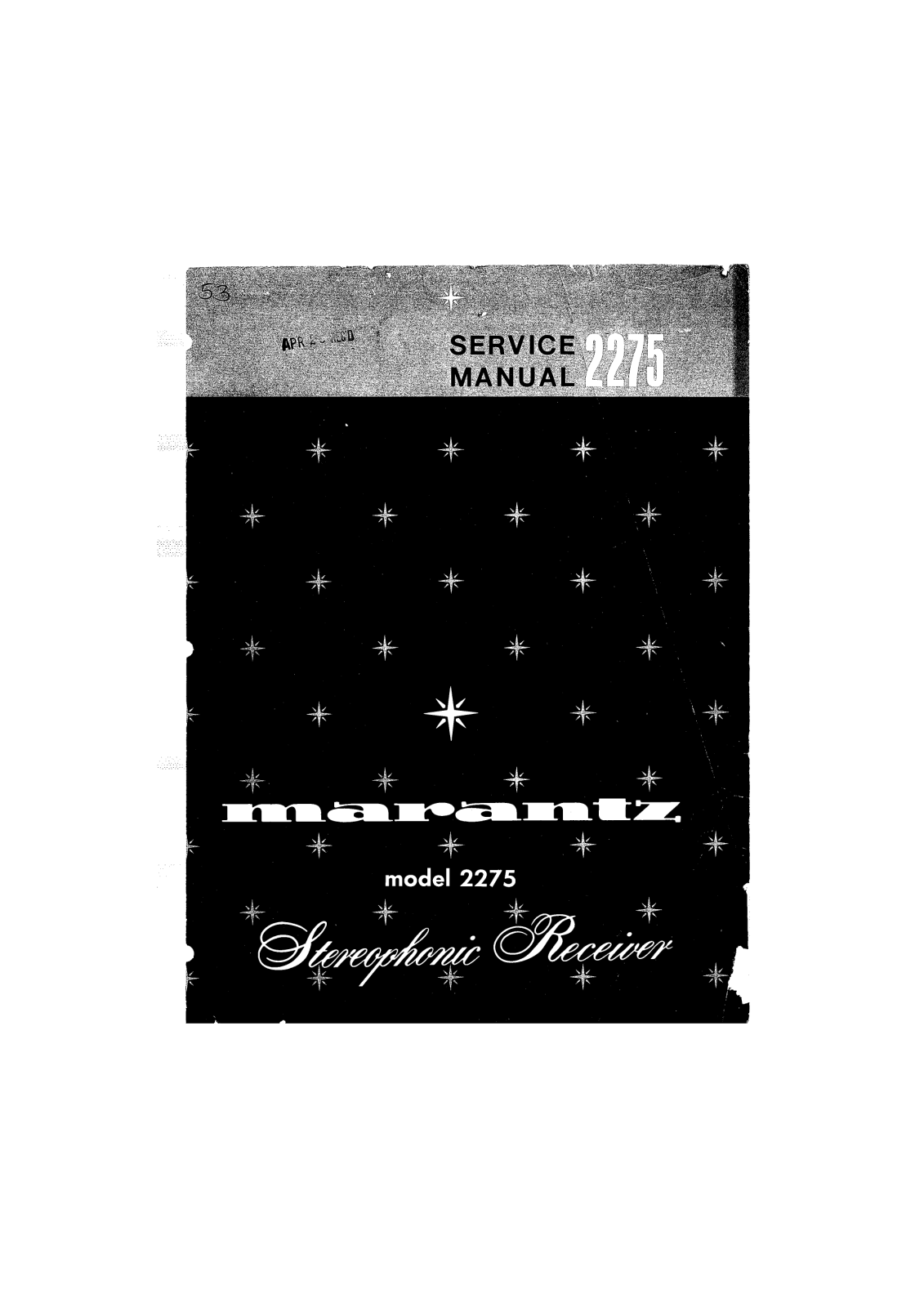 Marantz 2275 Schematic