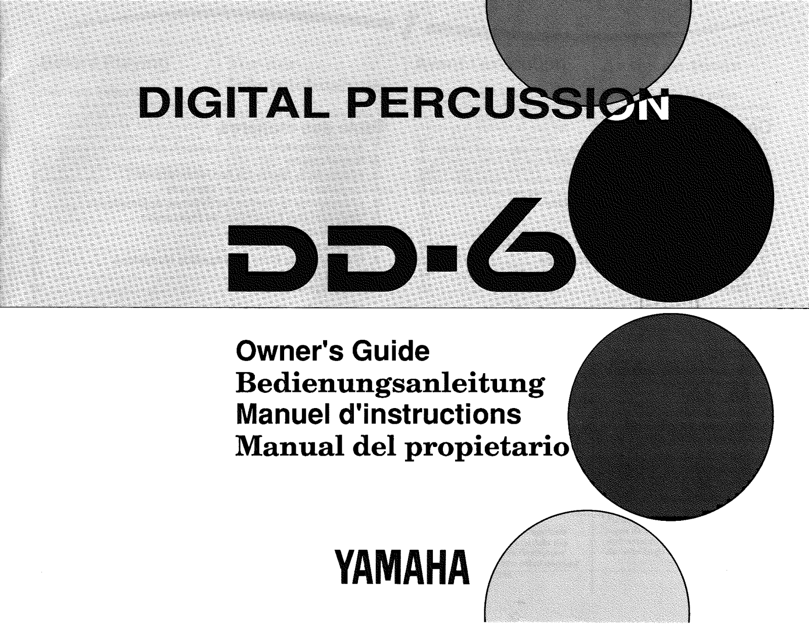 Yamaha DD6 User Guide